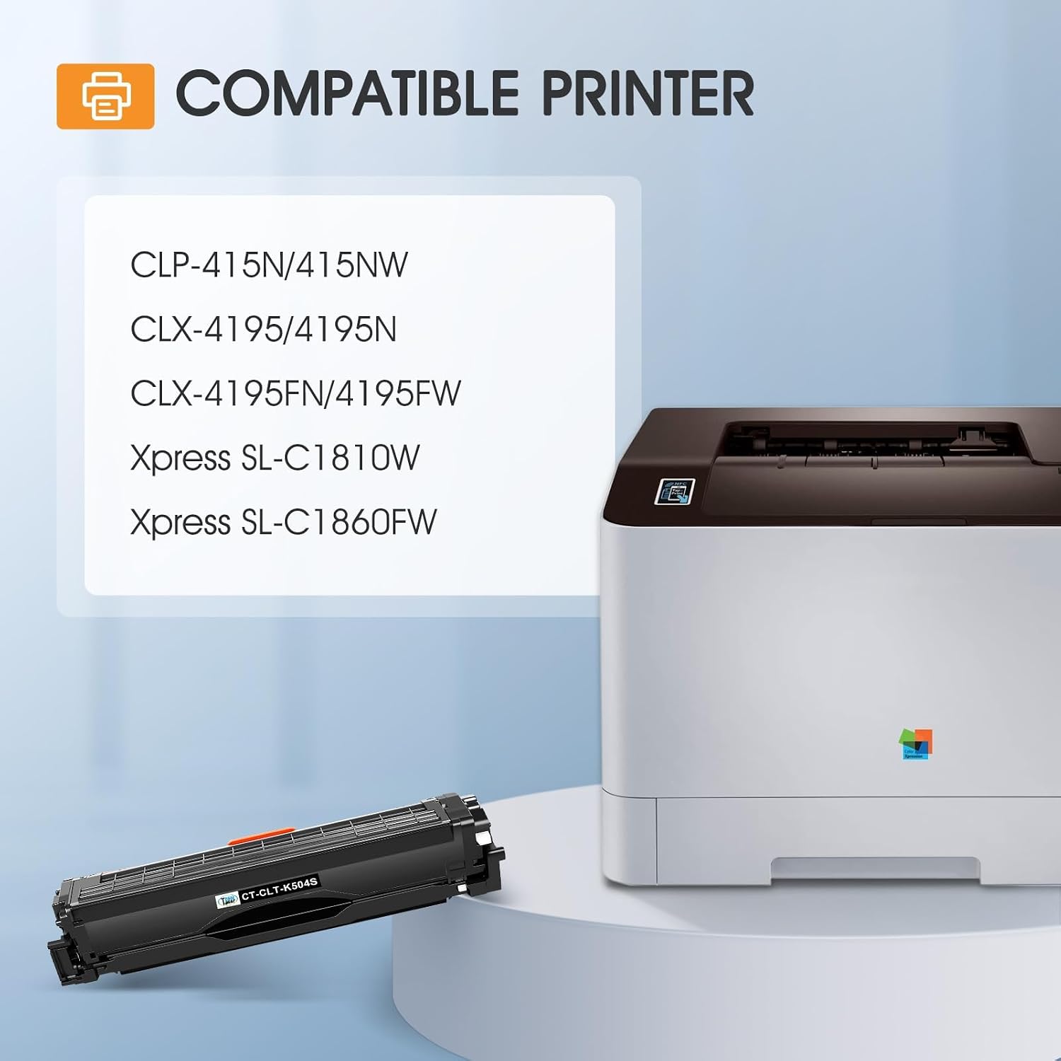 Thumbnail 1 de Cool Toner CLT-K504S CLT-504S Compatible Toner Cartridge 4-Pack