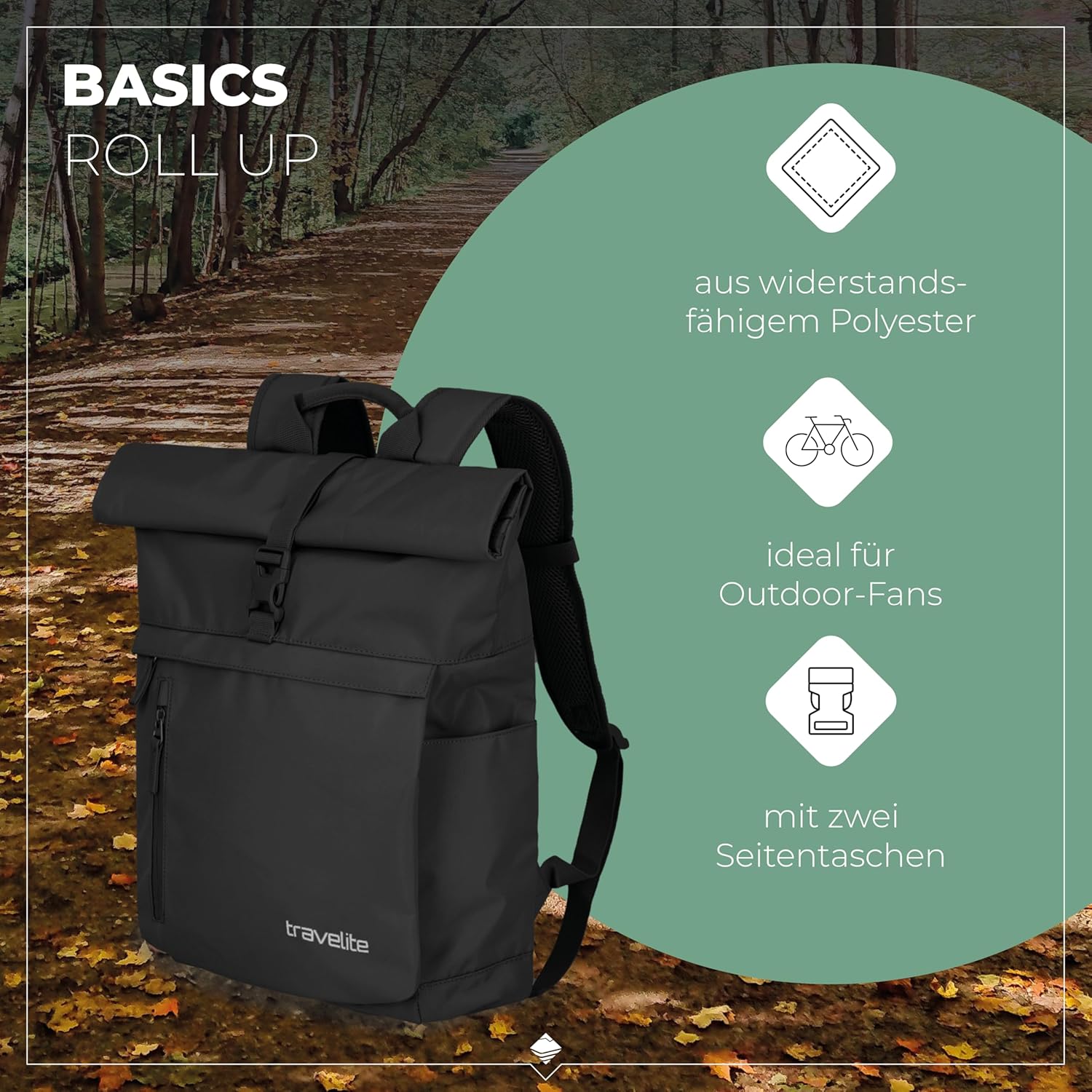 Detalle 2 de Travelite BASICS Handgepäck Rucksack 35 Liter