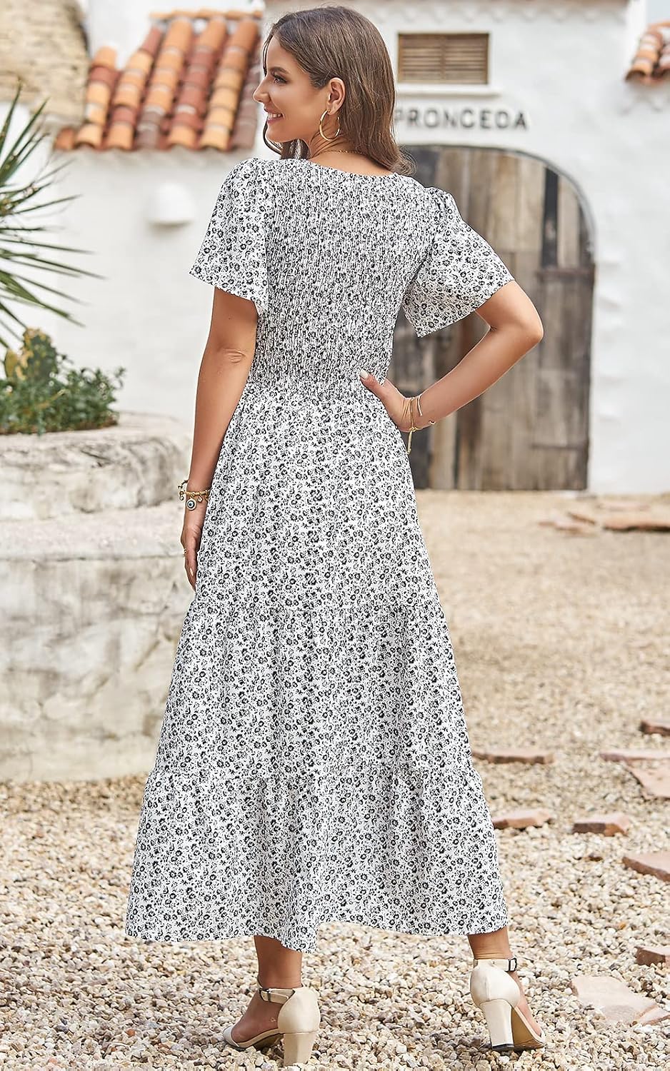 Detalle 2 de PRETTYGARDEN Floral Maxi Dress