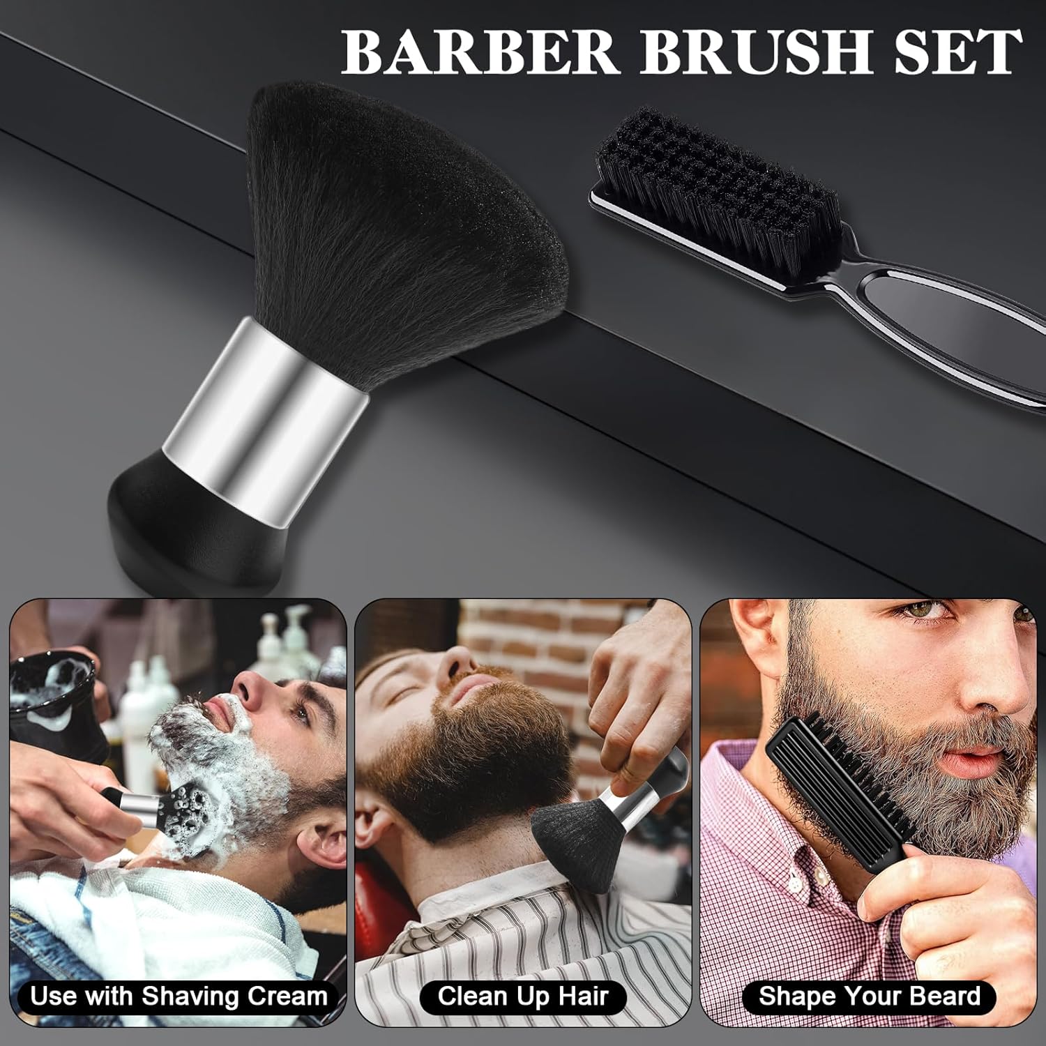 Thumbnail 1 de DUAIU 9 Pcs Hair Comb Set for Barbers