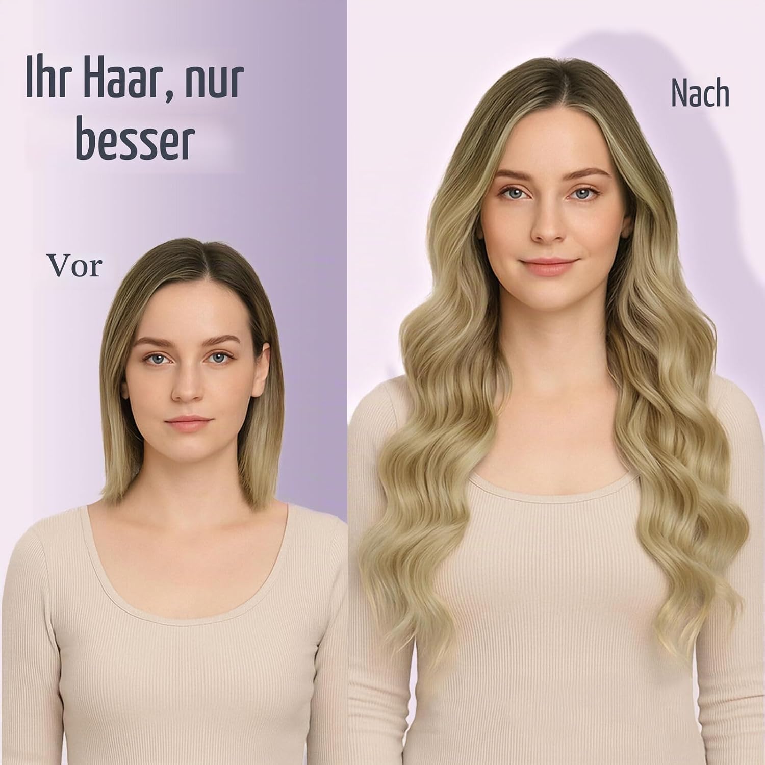 Thumbnail 5 de Fshine Invisible Tape Extensions Echthaar Kastanienbraun – 35 cm, 20 Stück, 50 g pro Packung
