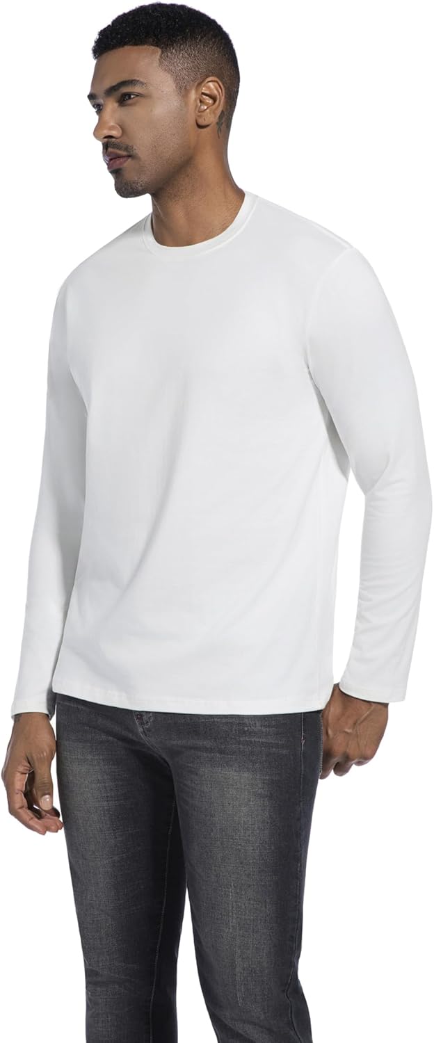 Thumbnail 2 de VEIISAR Herren Baumwoll-T-Shirt (190 g/m²) – Mitteldick, Rundhals, elastisch, bequem