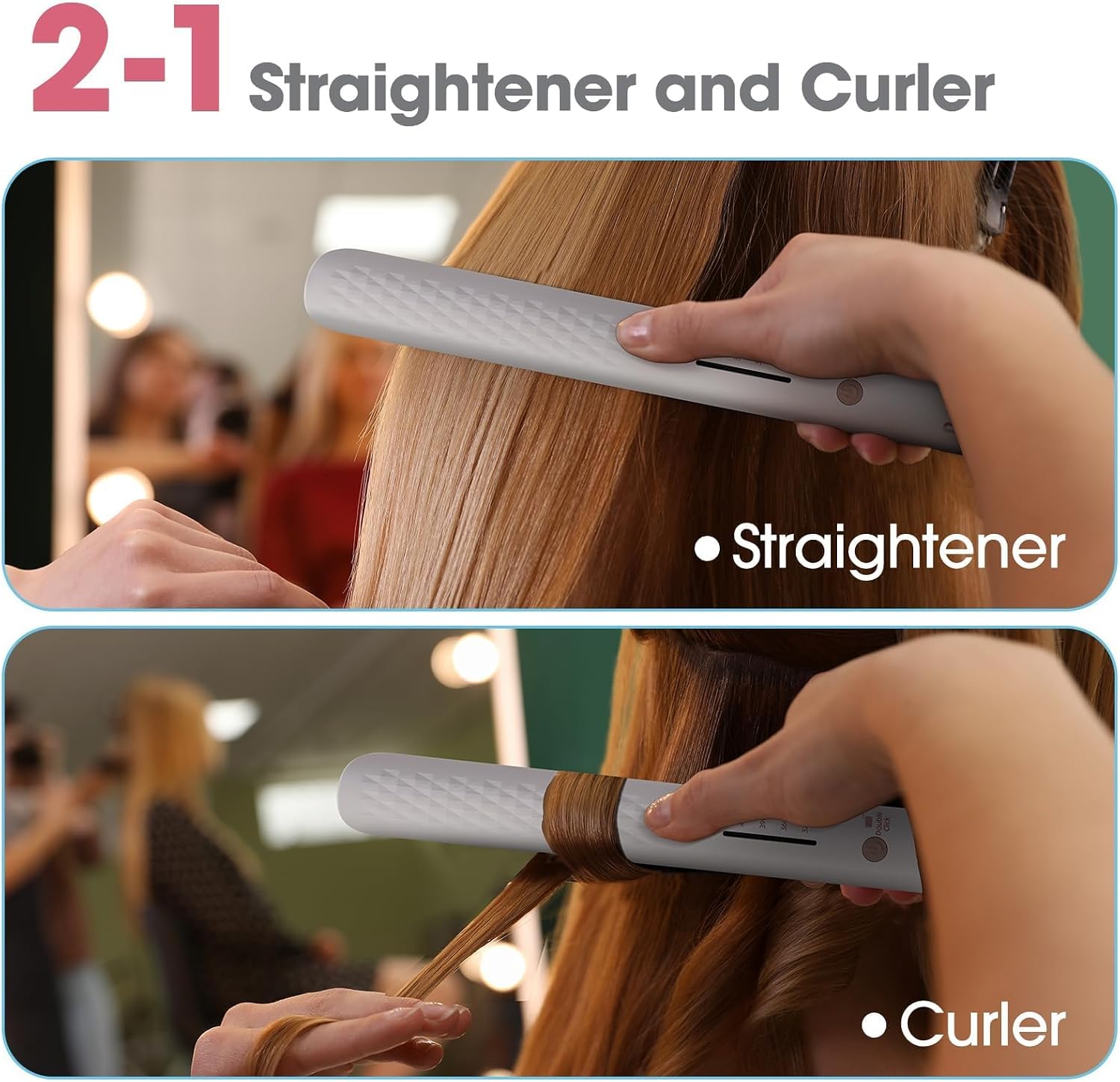 Detalle 1 de Quico Hair Straightener 15s Fast Heating