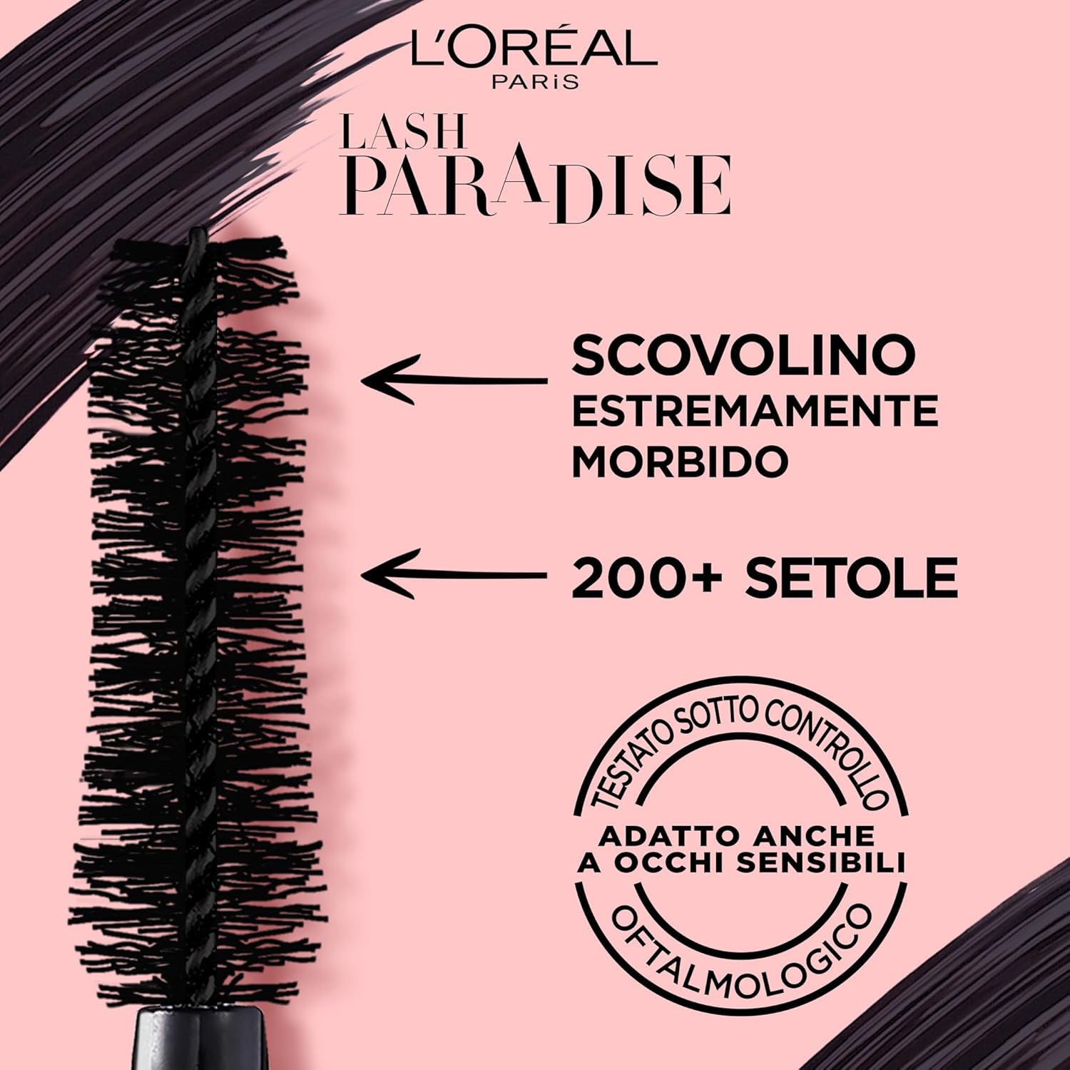 Thumbnail 2 de L'Oréal Paris Lash Paradise Mascara Volumizzante e Allungante – Nero, 6,4 ml