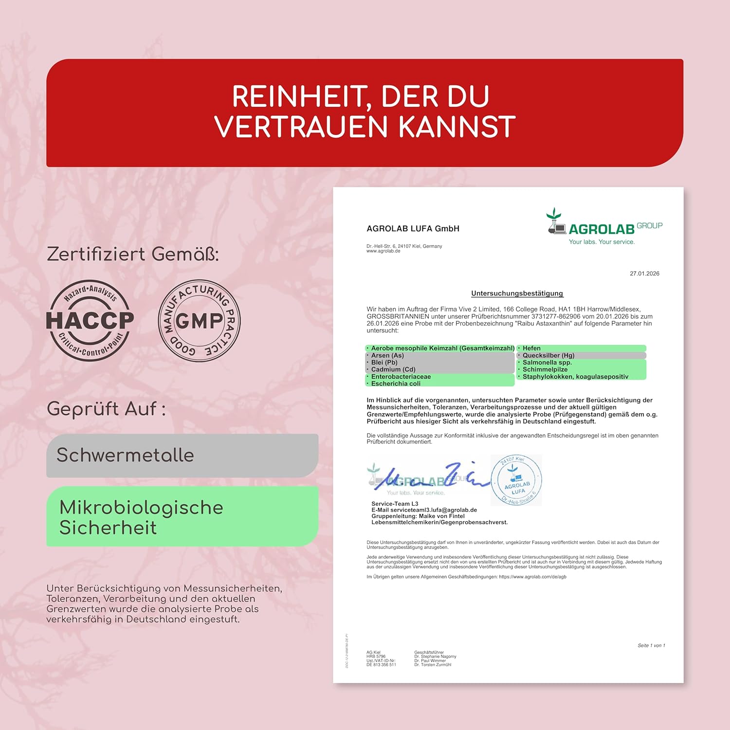 Thumbnail 5 de Astaxanthin Hochdosiert – RAIBU, 180 vegane Softgels, 8 mg pro Softgel