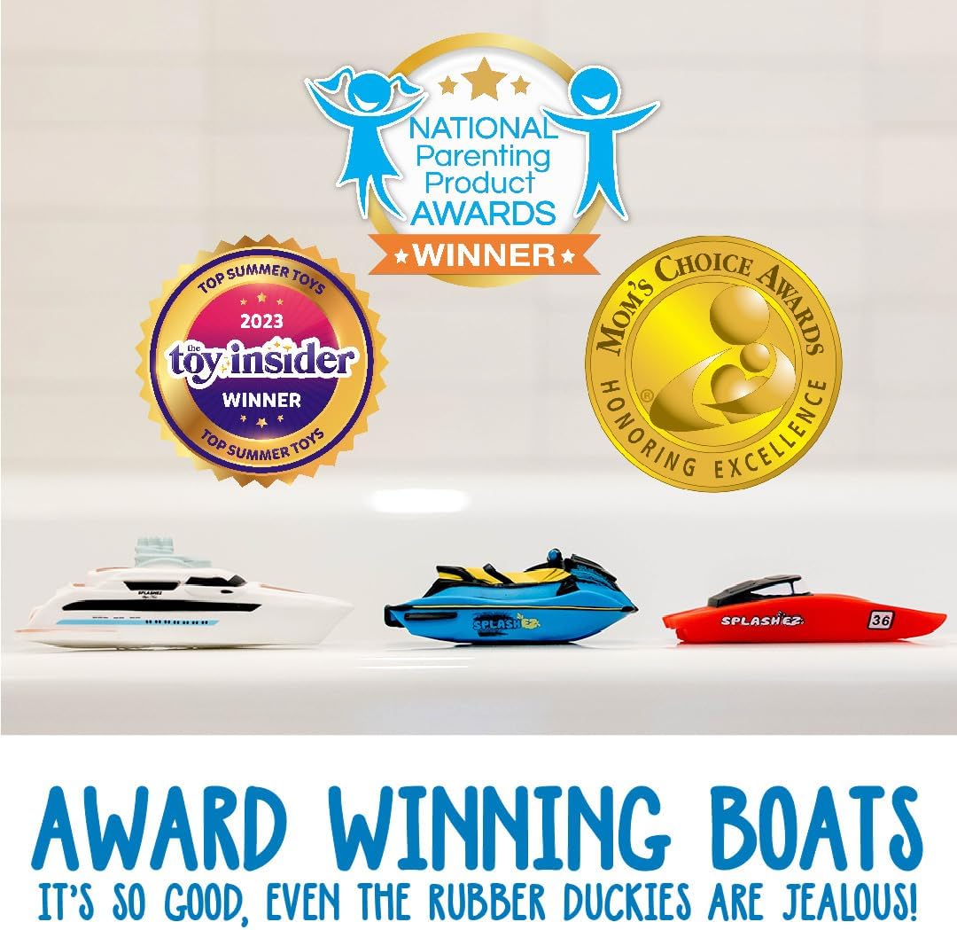 Thumbnail 2 de SplashEZ Boat Toy: Mold-Free Floating Bath Toy for Toddlers & Kids