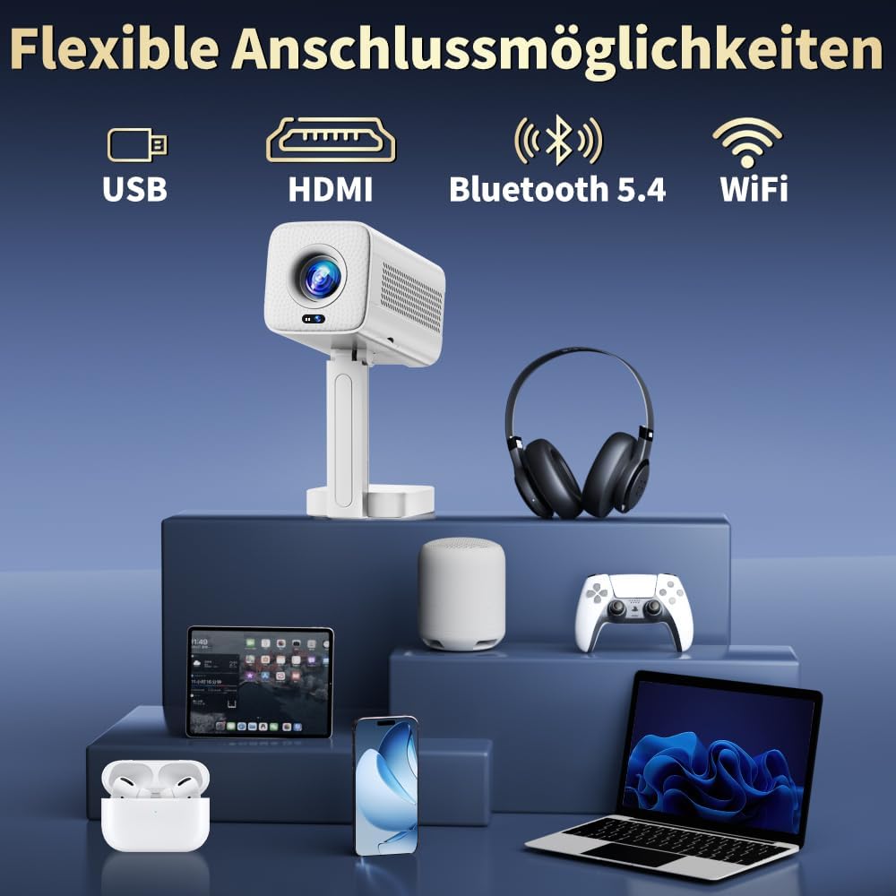 Detalle de MENIOO Mini Beamer 1080P