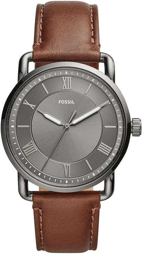 Thumbnail 6 de Fossil Copeland da uomo con movimento al quarzo a tre lancette, cinturino in pelle e cassa da 42 mm