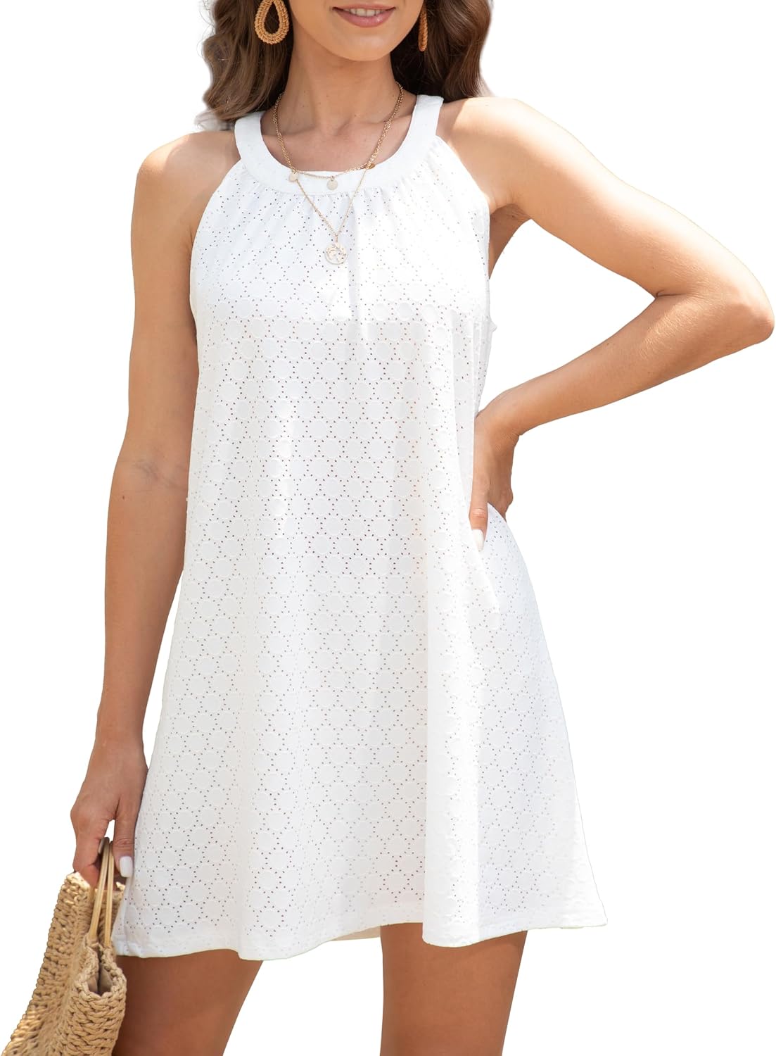 Detalle de Zoye Chen Crochet Swimsuit Cover-Up
