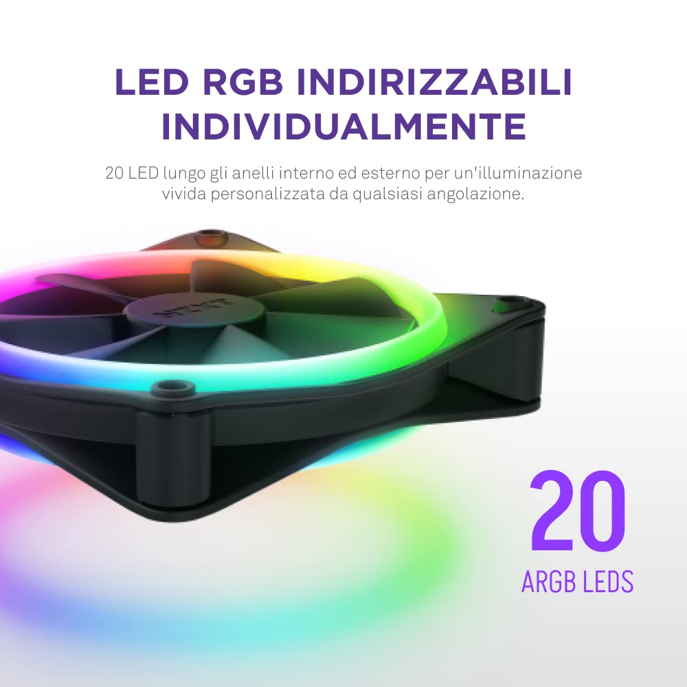 Thumbnail 2 de NZXT F140 RGB Duo Twin Pack 140 mm