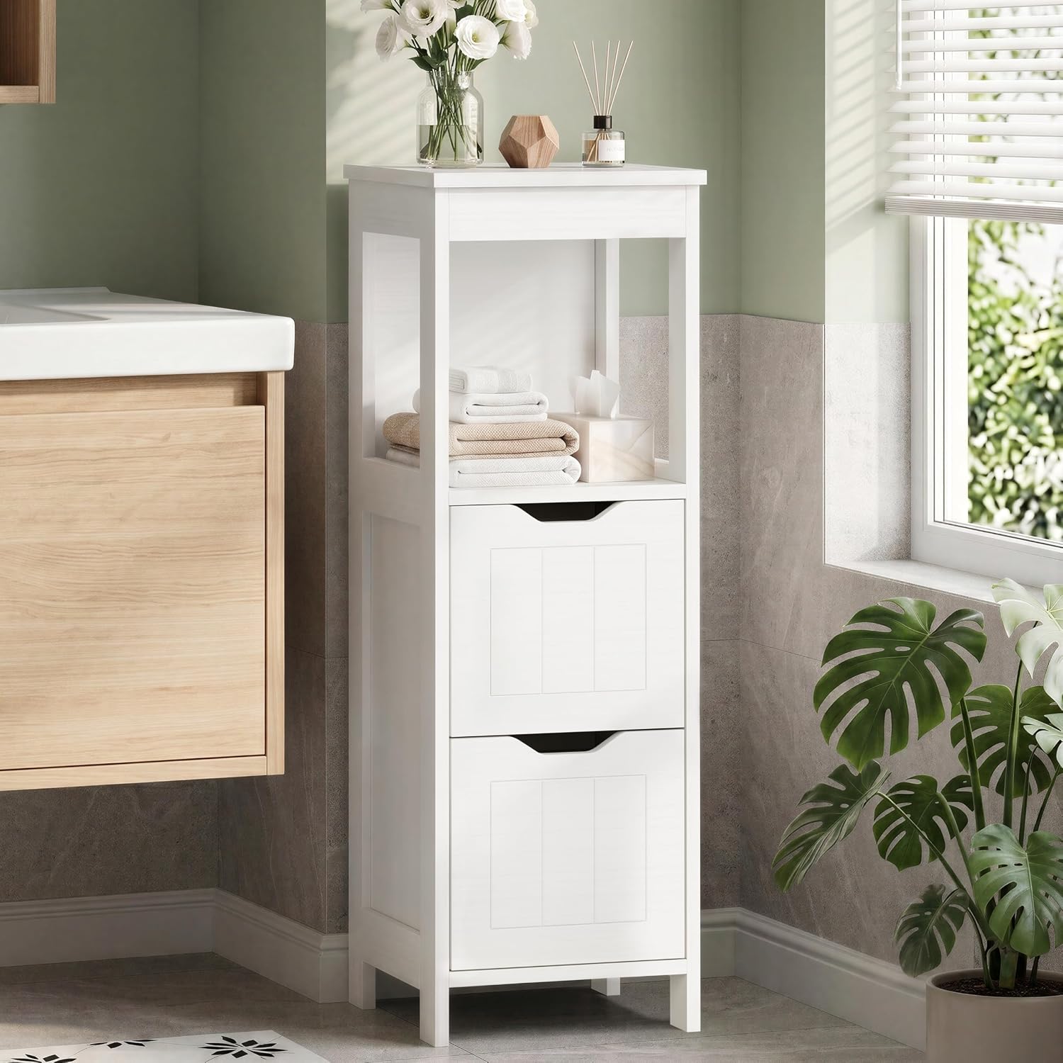 Detalle 2 de Shintenchi Bathroom Storage Cabinet