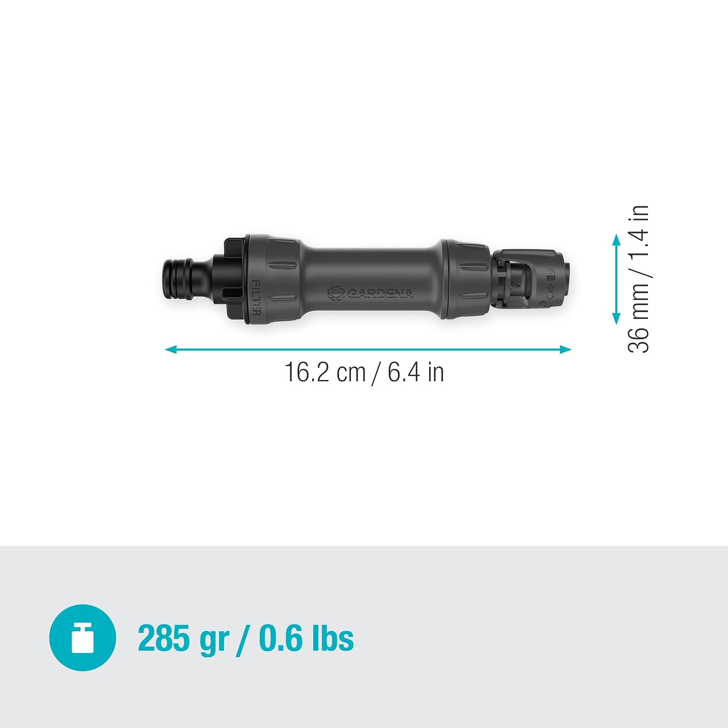Detalle de Gardena Micro-Drip-System Master Unit 1000 (13333-20) – starting unit for automatic micro irrigation
