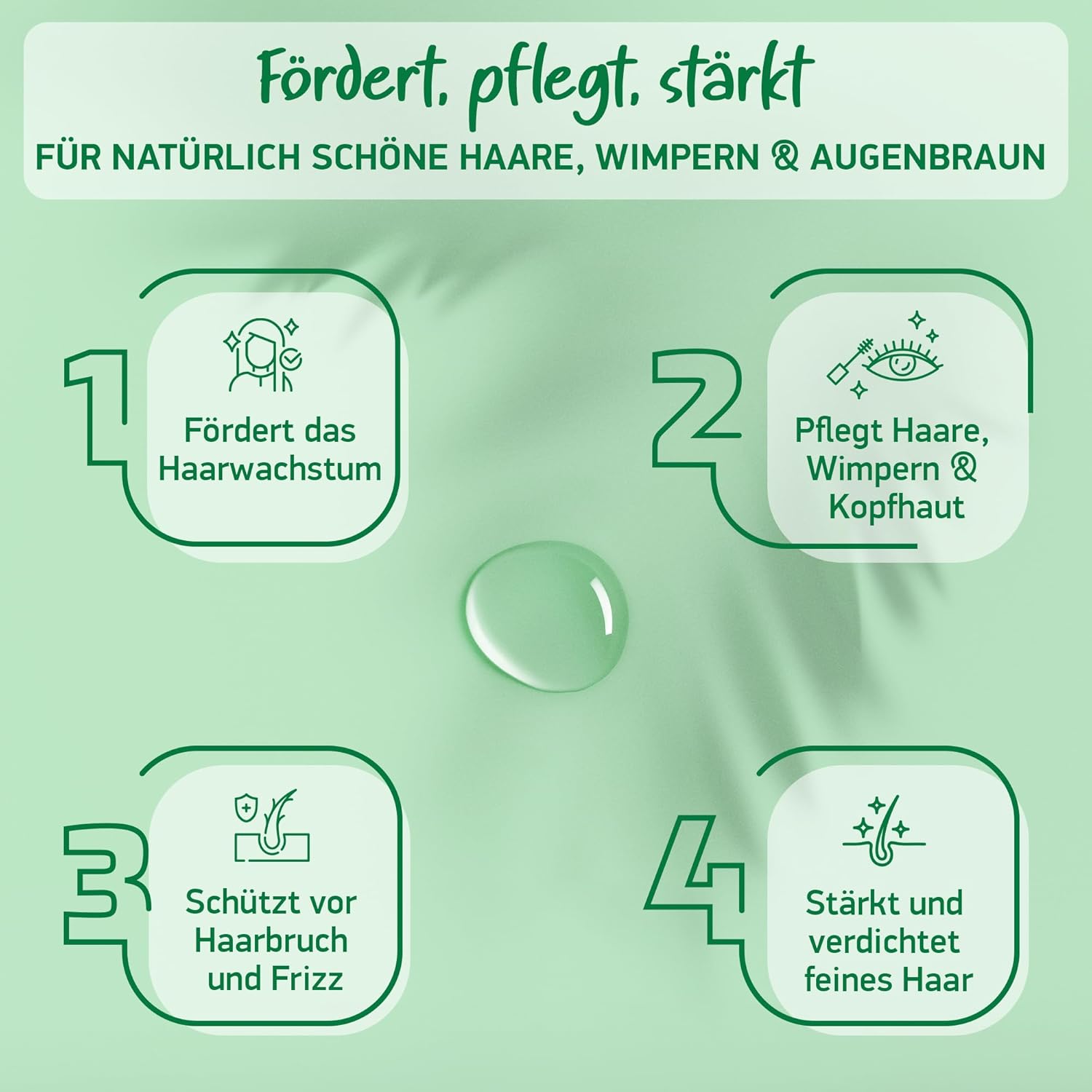 Detalle de BIO Rizinusöl 100% rein, kaltgepresst (Wimpernfläschchen-Set) – Hexanfrei, made in Germany