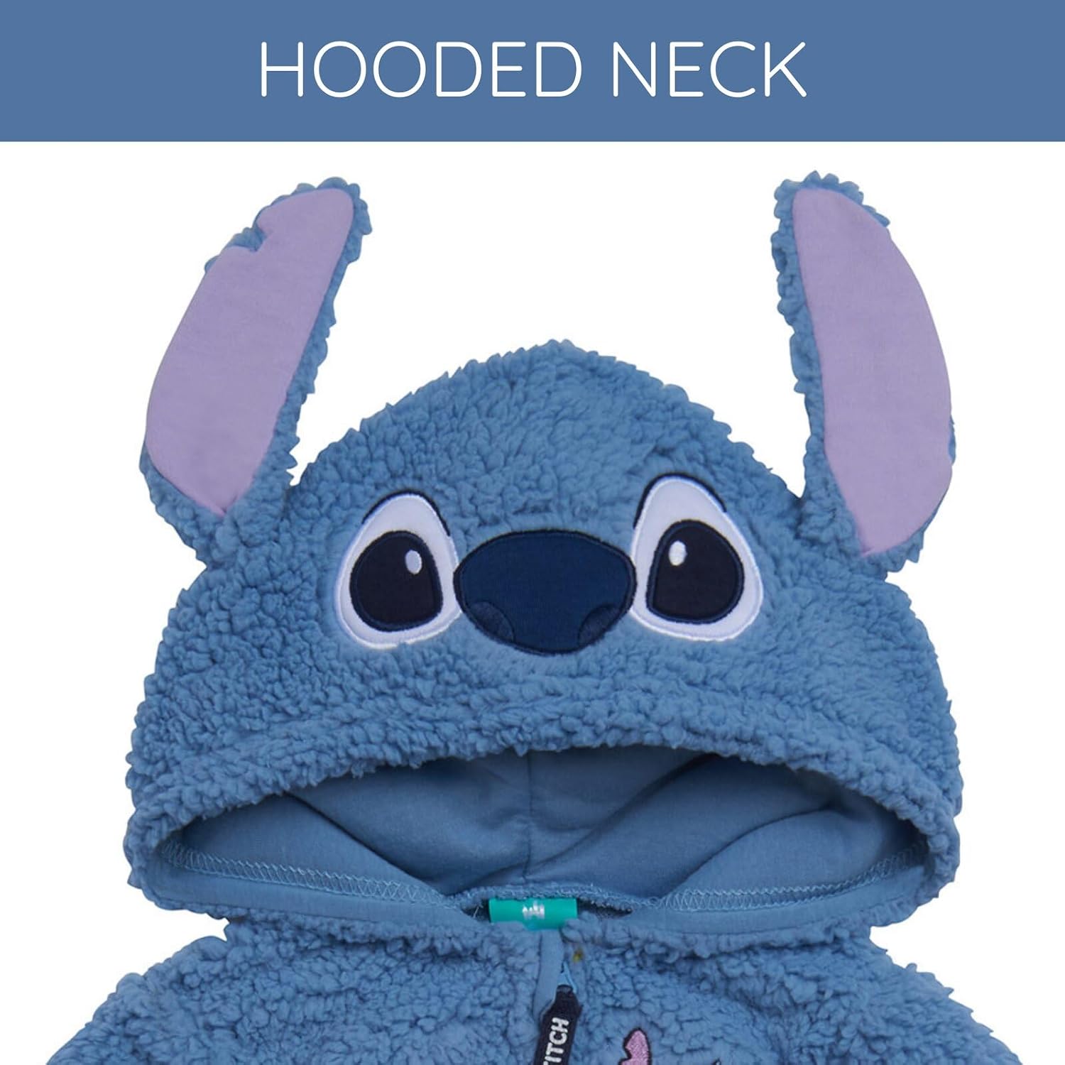 Detalle 2 de Disney P-B2N7130PH Baby Cosplay Fleece Hooded Jumpsuit with Zip Front