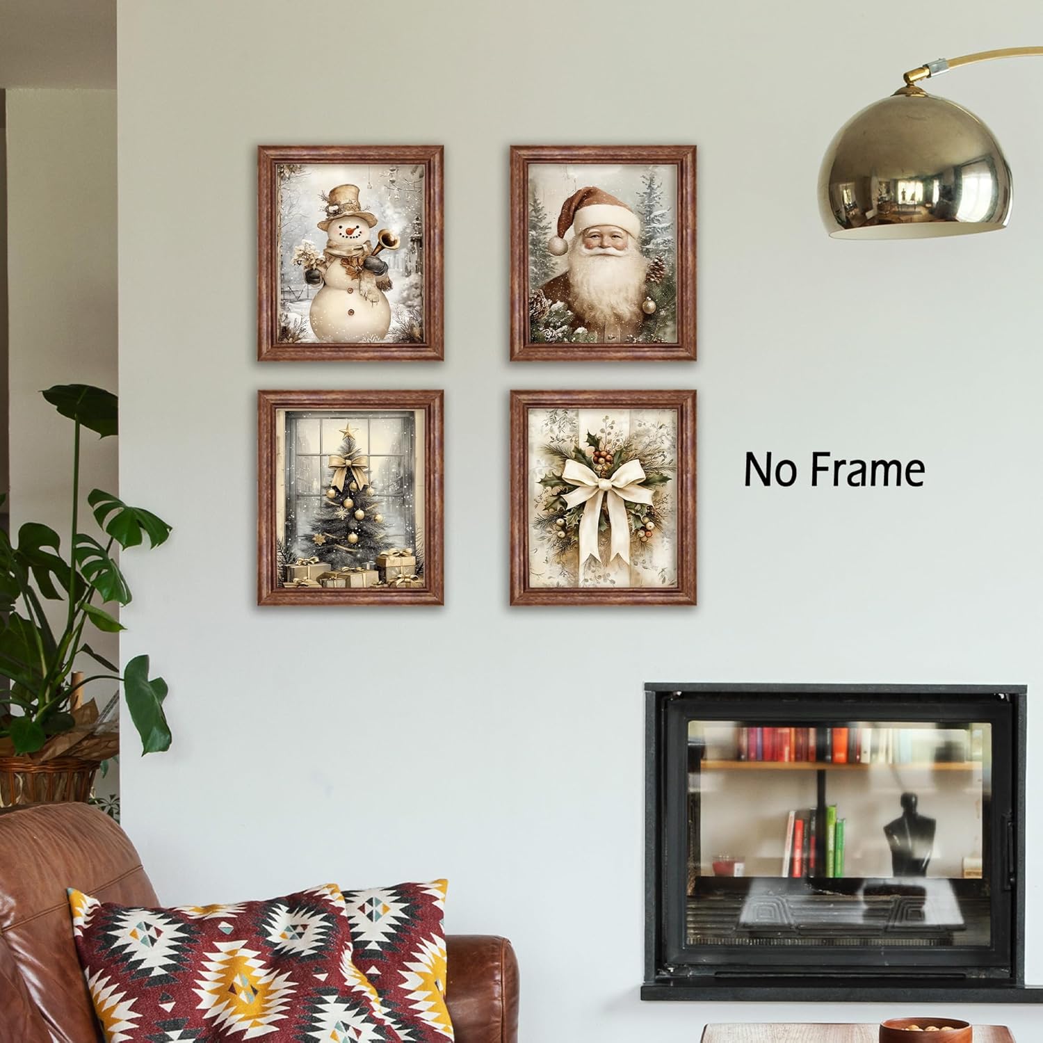 Thumbnail 1 de KSDUT Vintage Christmas Wall Art Set 12"x16" 🎨