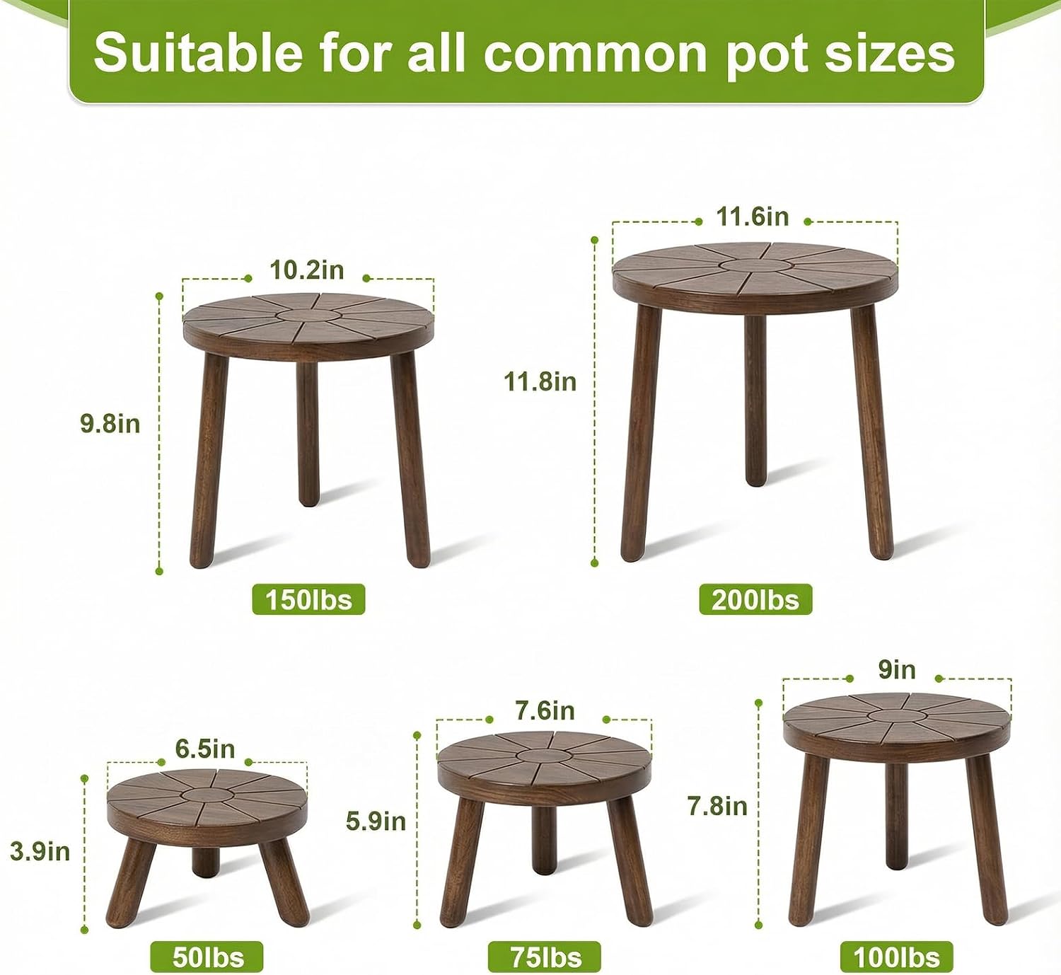 Thumbnail 2 de Delma Plant Stands 5-Pack