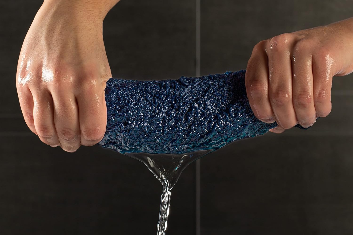 Detalle de Tuiste Saunatuch Petrolblau 2er Pack – 100 × 180 cm, 100% Baumwolle
