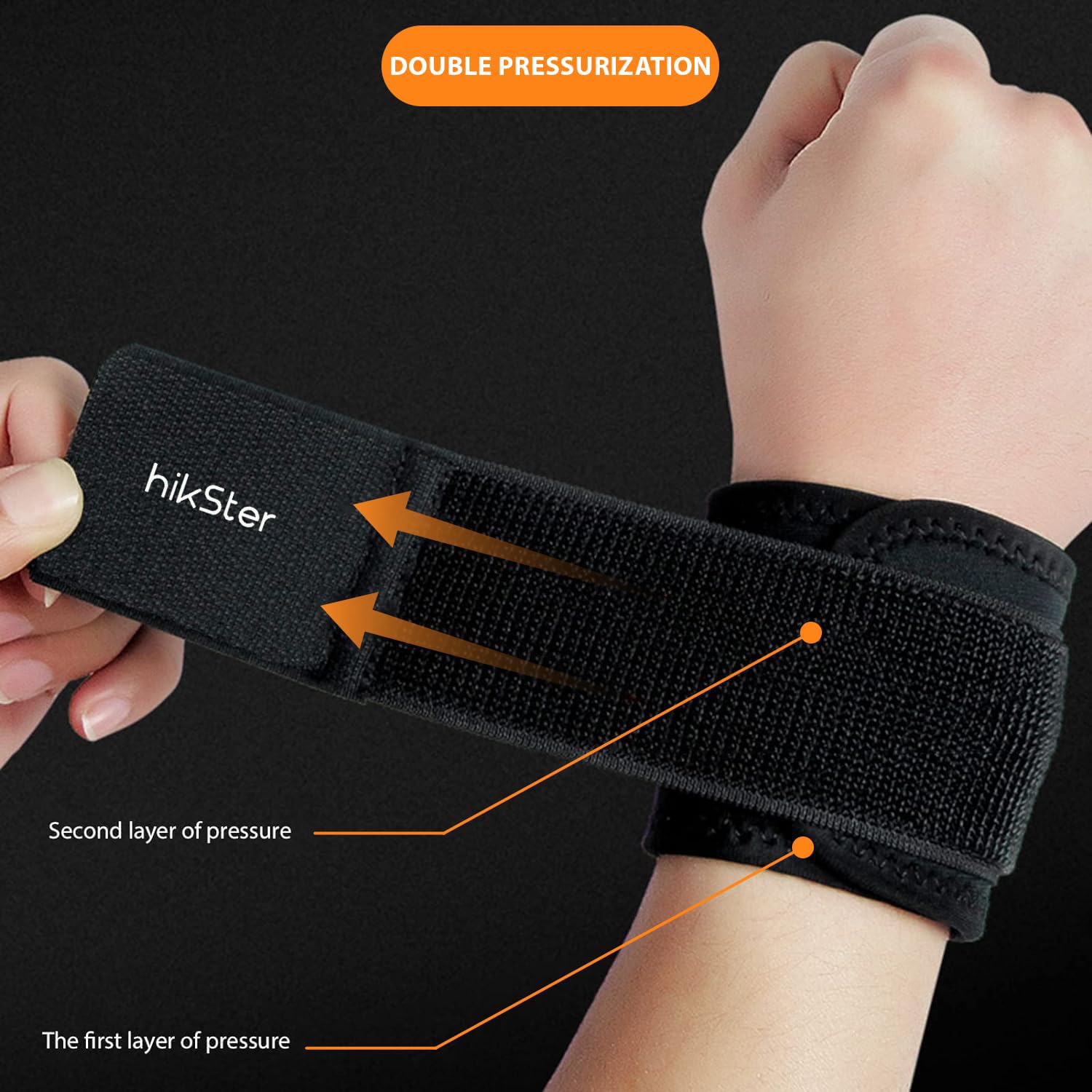 Detalle de Hikster Wrist Braces, 2-Pack