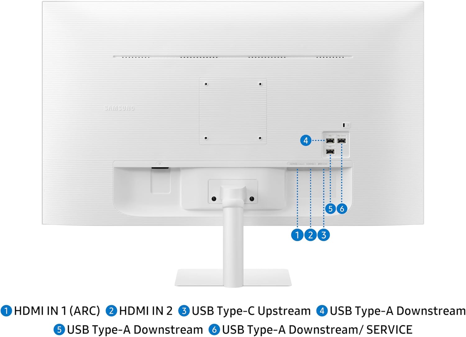 Detalle de Samsung LS32FM703UUXXU 32-inch 4K smart monitor