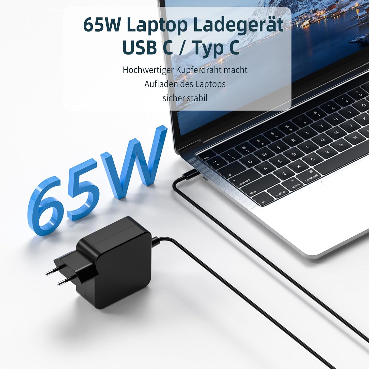 Detalle 2 de shefor 65W USB C Laptop Ladegerät