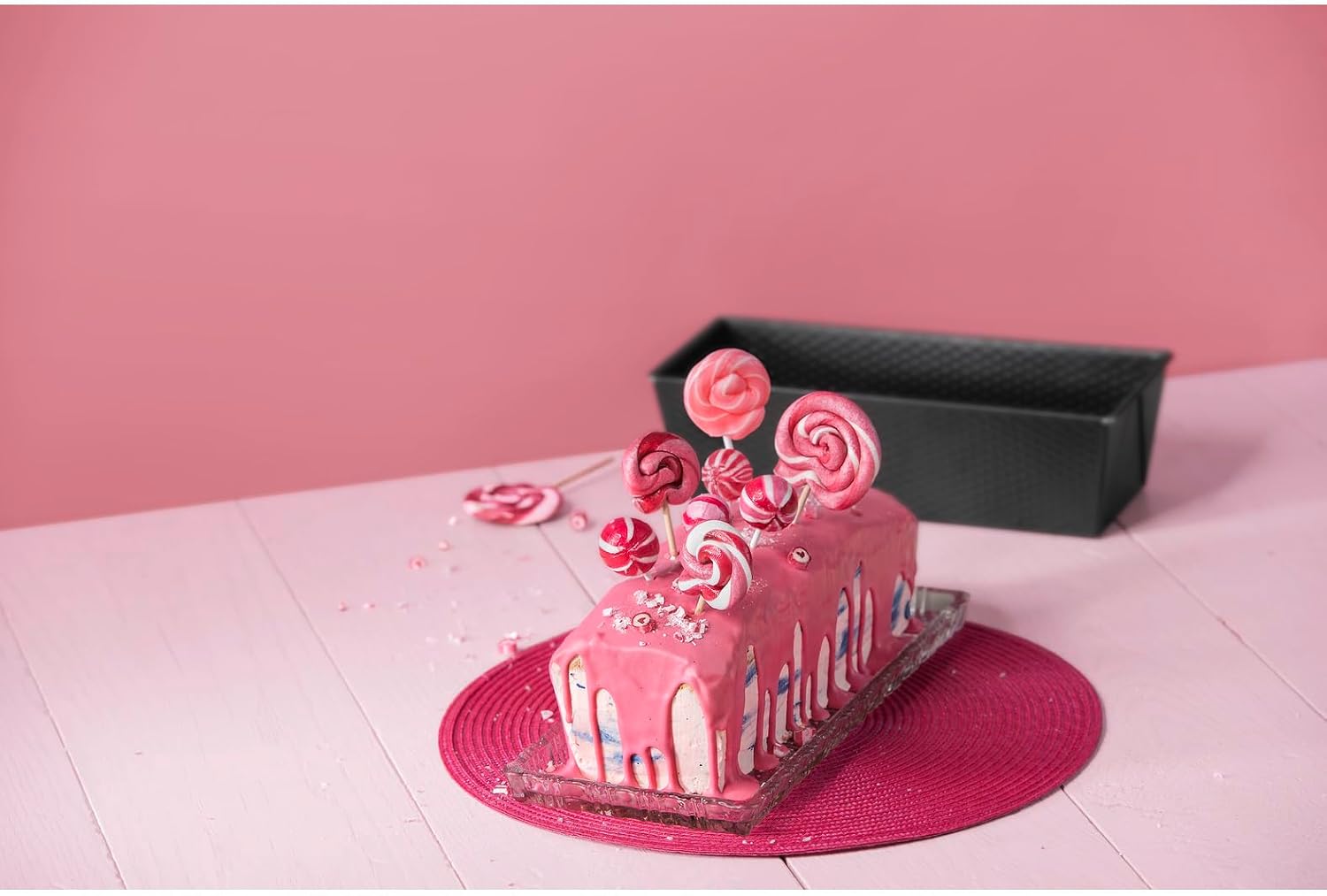Detalle 1 de Original Kaiser Classic Kastenform Kuchen 30×11×8 cm – Antihaft, sauerteigbeständig