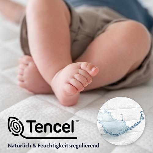Detalle de Julius Zöllner Travelsoft Premium Reisebettmatratze 60x120 cm – schadstoffgeprüft nach OEKO-TEX Standard 100