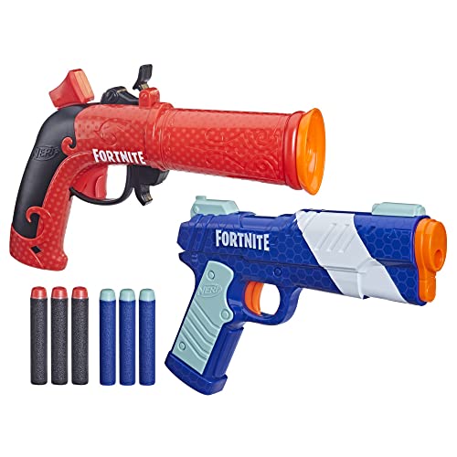 Detalle de Nerf Set Doble Fortnite — 6 dardos