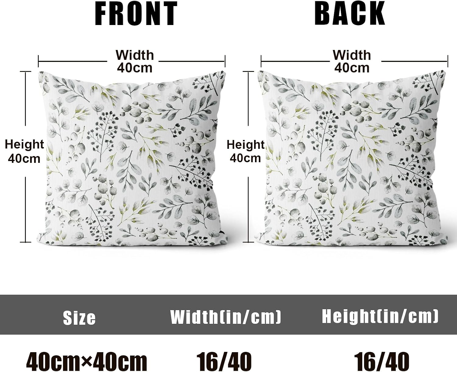 Detalle 2 de XPHZZL Cushion Covers 40 x 40 cm