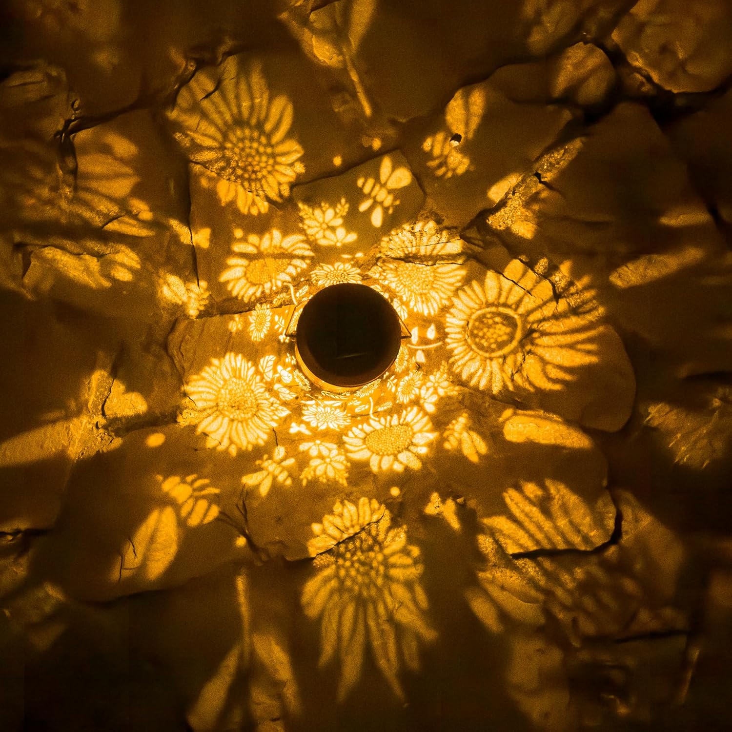 Thumbnail 4 de Cawabocy Sunflower Solar Lanterns for Garden Decor