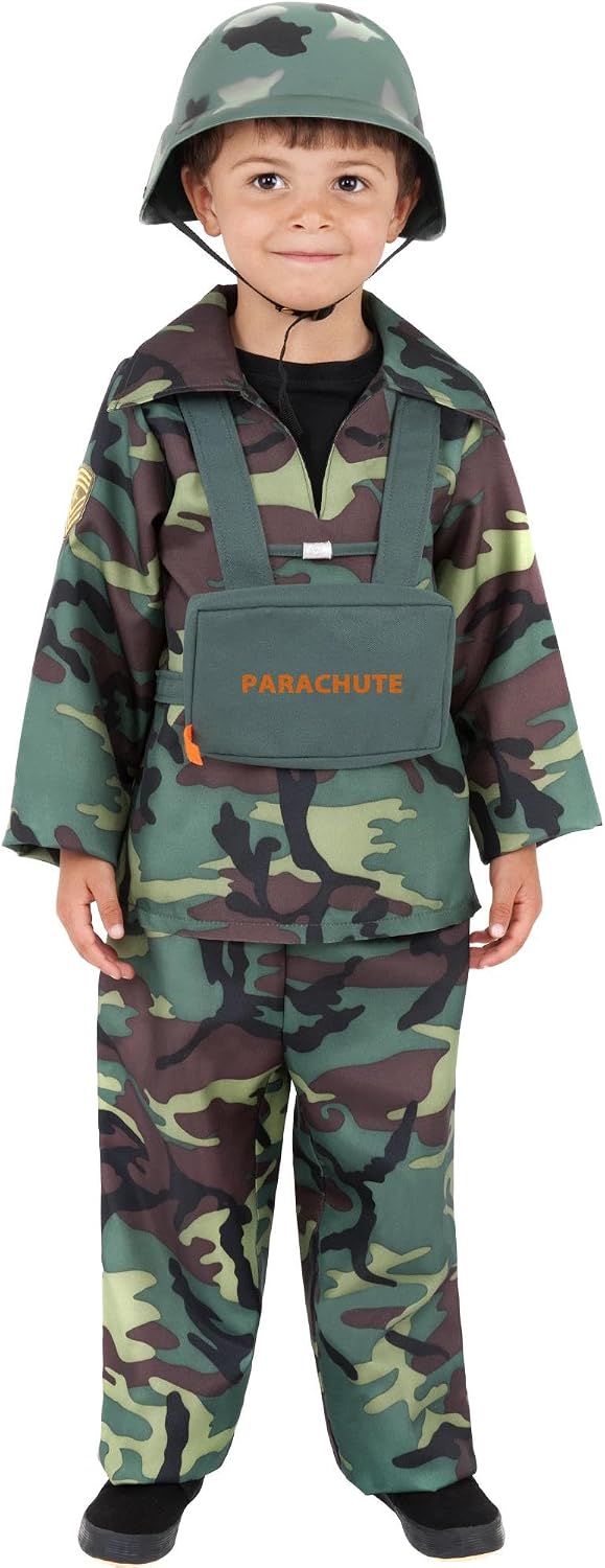 Detalle de SMIFFYS Costume ragazzo soldato 4-6 anni ðŸŽ