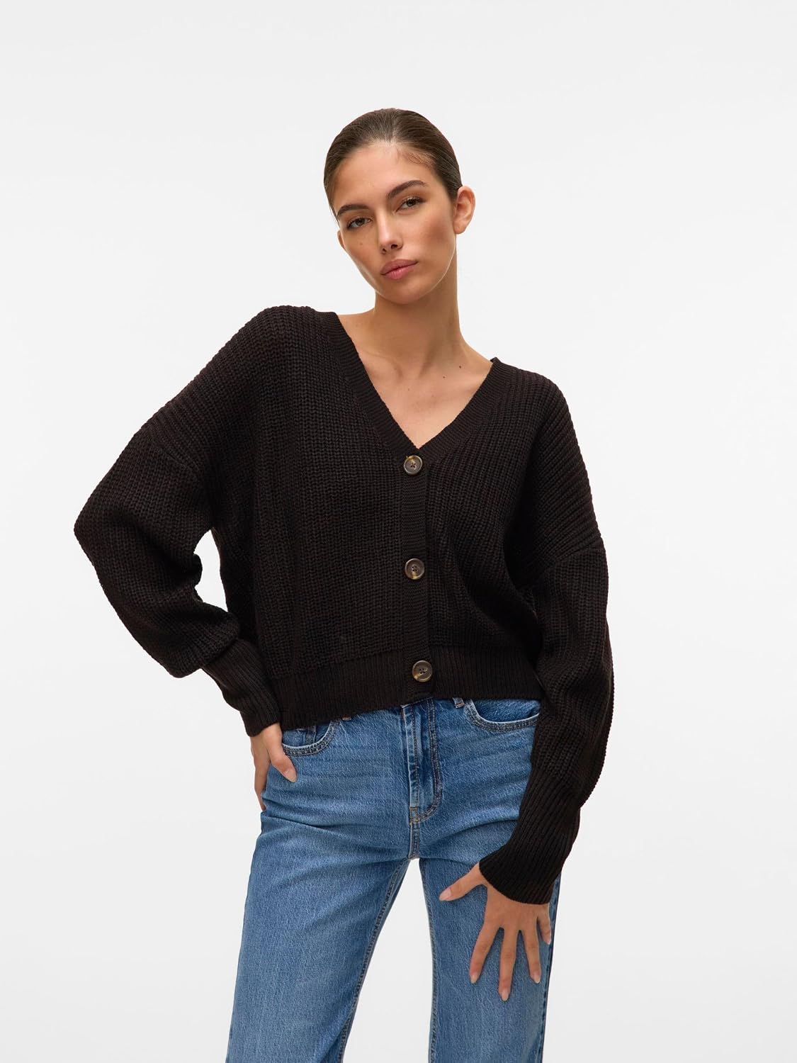 Detalle 2 de VERO MODA VMLEA Strickjacke 100% Acryl