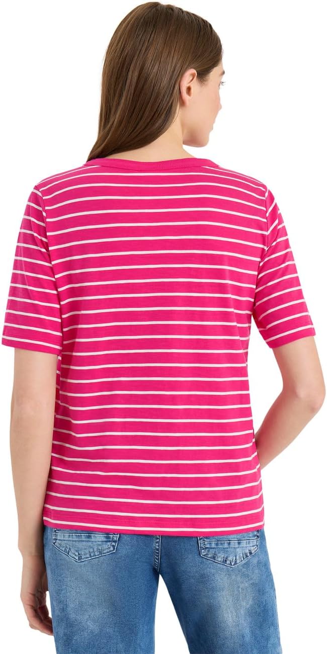 Detalle de Cecil 3229999 T-Shirt à Rayures Femme – Lot de 1