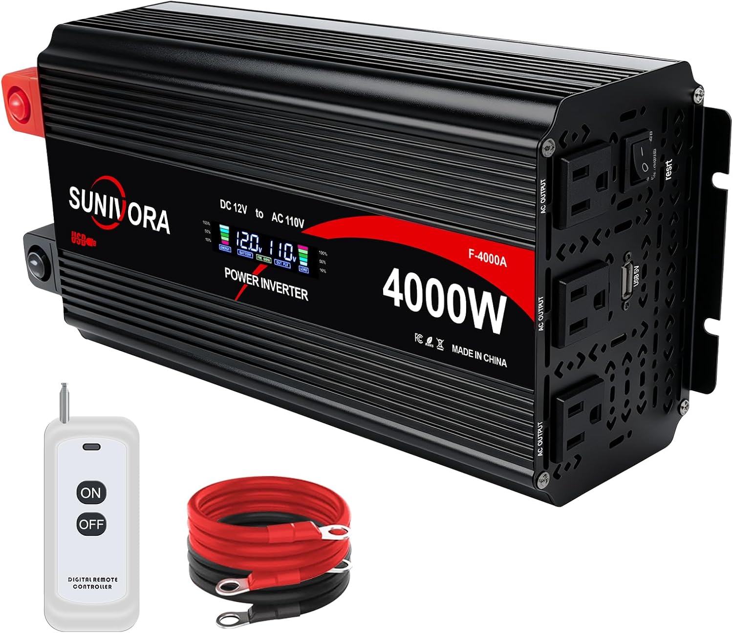 Detalle de SUNIVORA Power Inverter 4000W