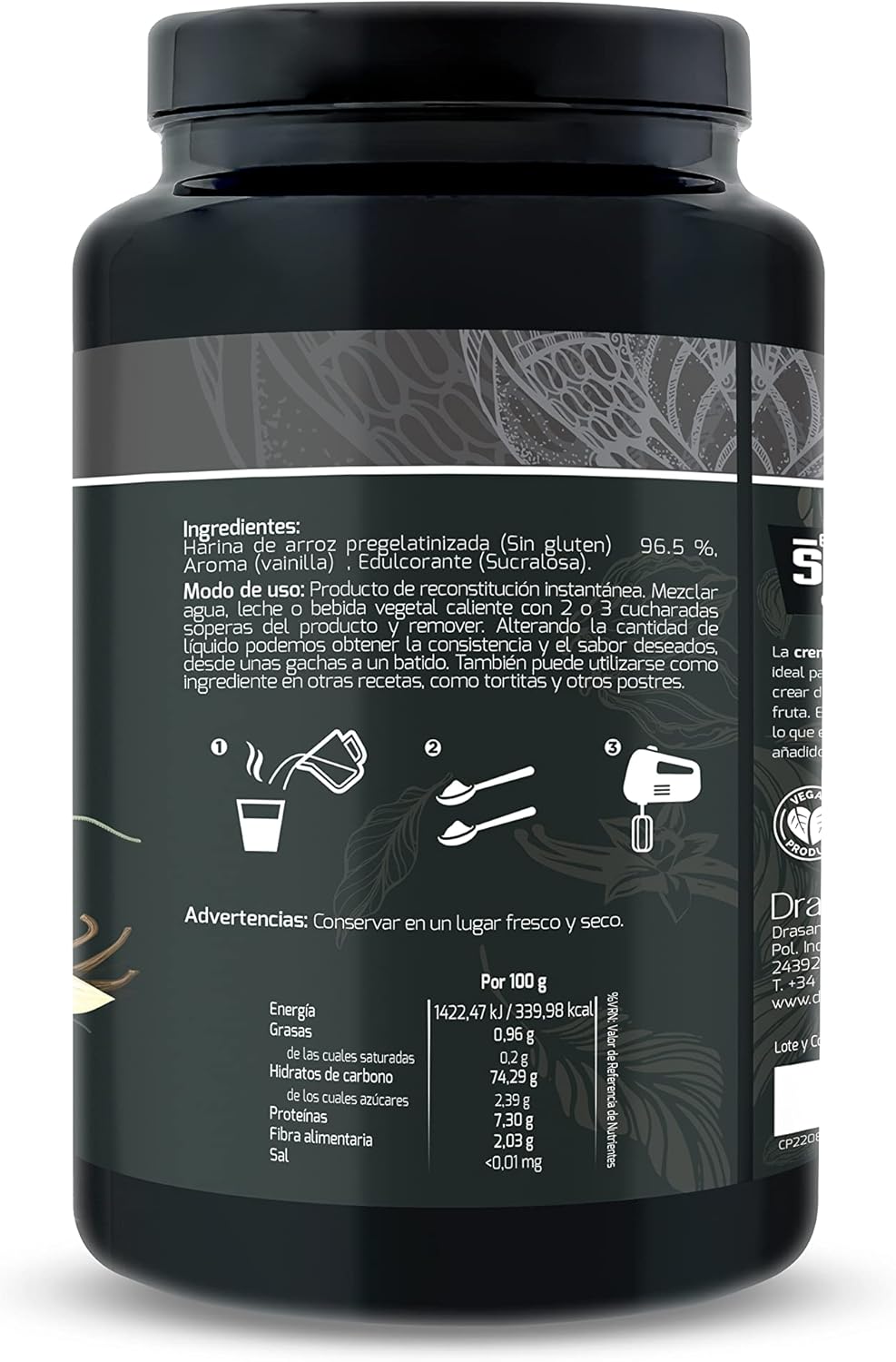 Thumbnail 1 de Drasanvi SPORT LIVE Crema de Arroz Vegana 🍚 1kg