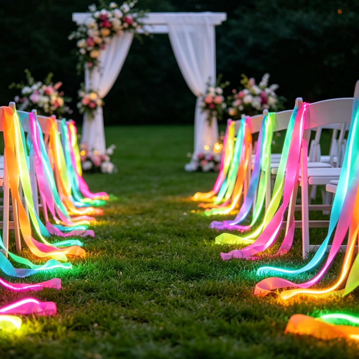 Thumbnail 5 de Neon Paper Streamers 8-Pack