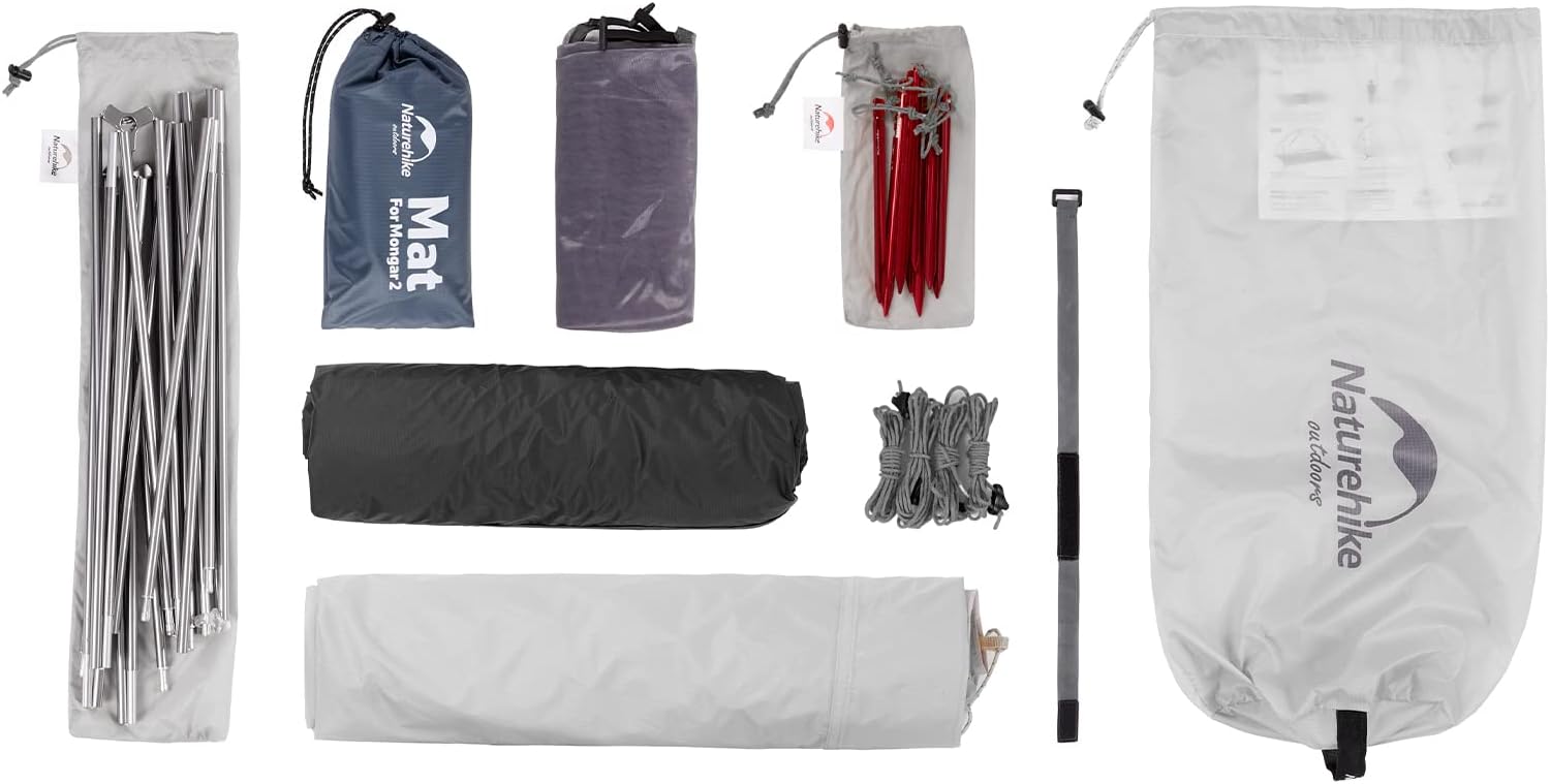 Thumbnail 6 de Naturehike Mongar Tente de Camping Double Ultralégère en Silicone 20D pour 2 Personnes