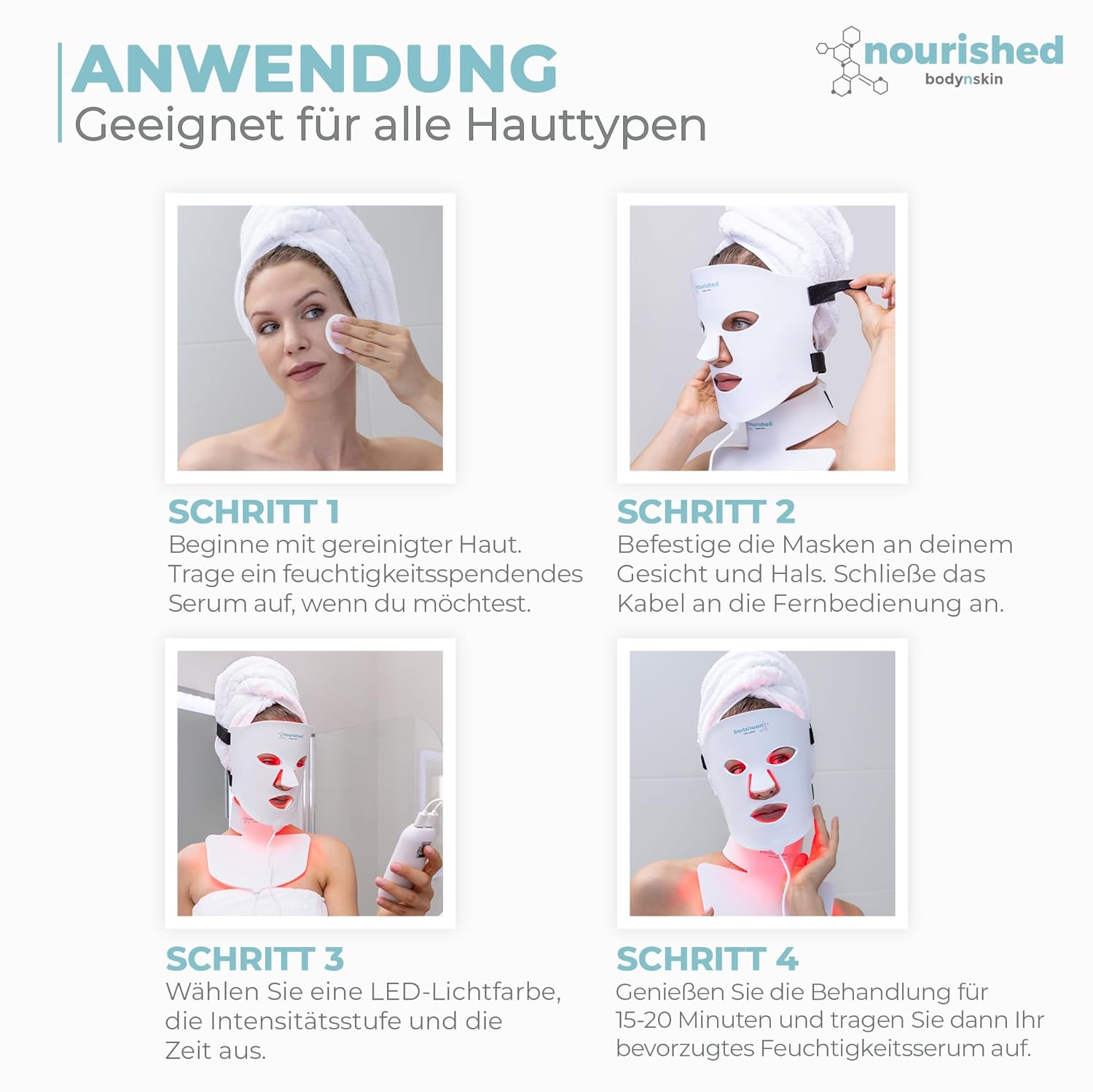 Thumbnail 6 de Nourished Bodynskin LED Maske 228 LEDs