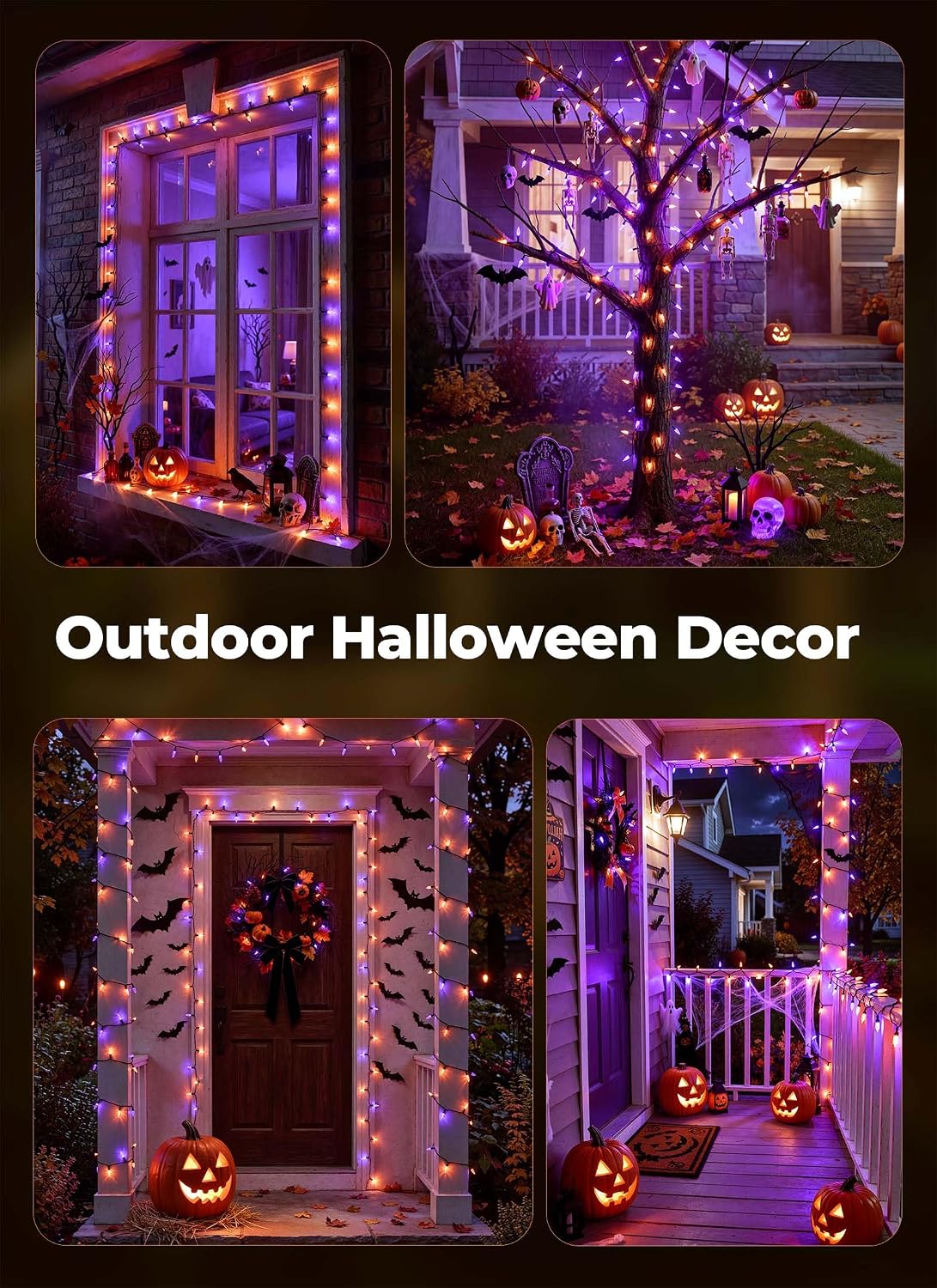 Thumbnail 5 de Brightown Halloween String Lights, 2-Pack