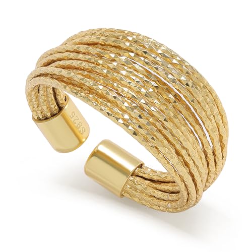 Detalle de Meissa Anello Regolabile Donna – Argento 925 e opzioni Oro, regalo elegante con confezione