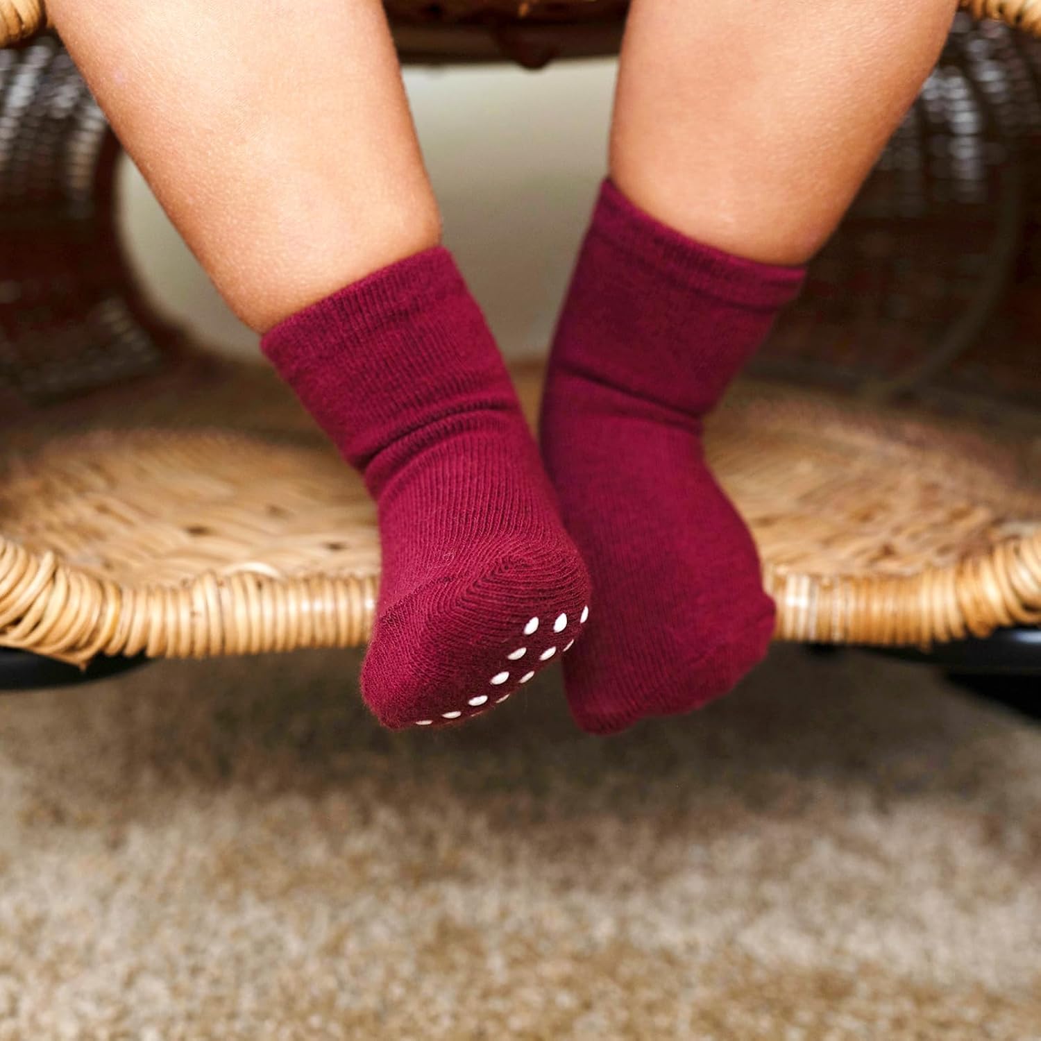 Detalle 2 de JAKIDAR 12 Pack Baby Toddler Socks Non Slip