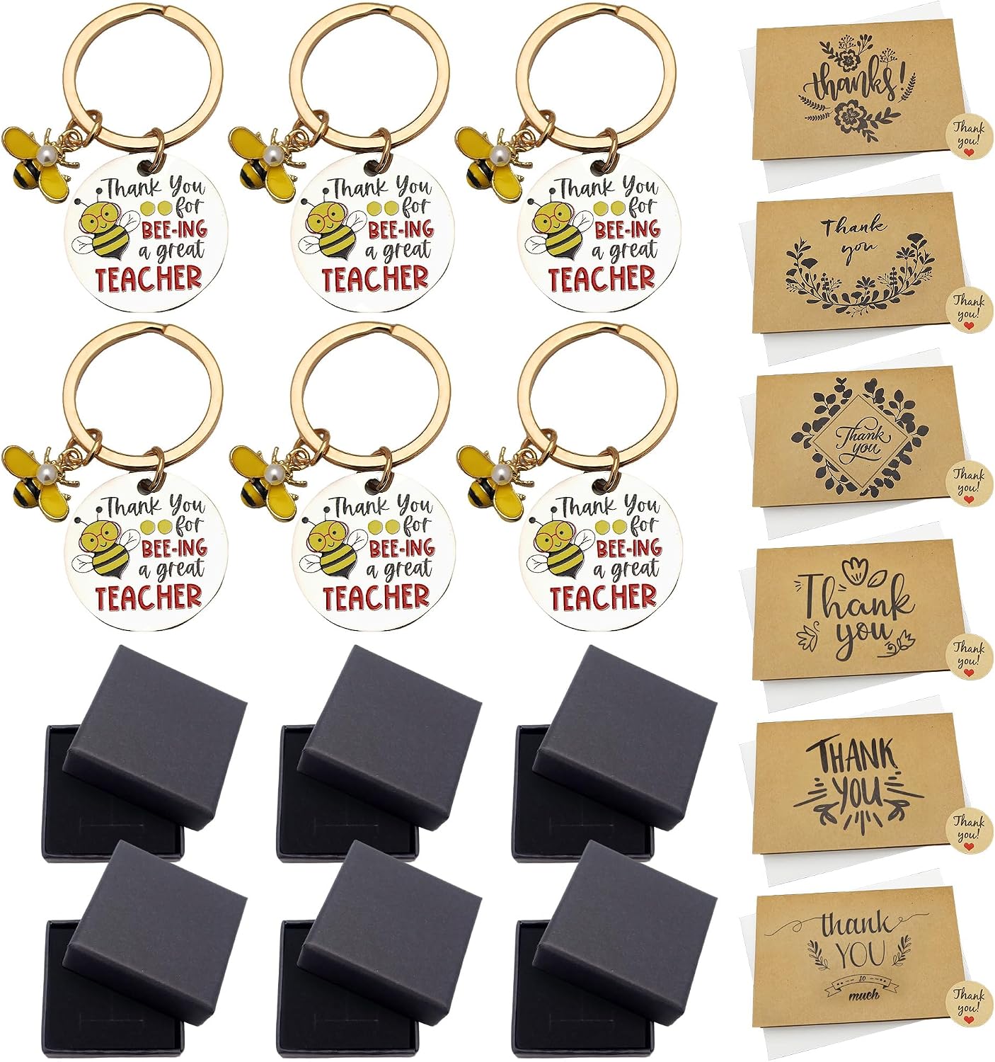 Detalle de Sundonix Thank You Leaving Teacher Gift – 6 Pack (Multicolor)