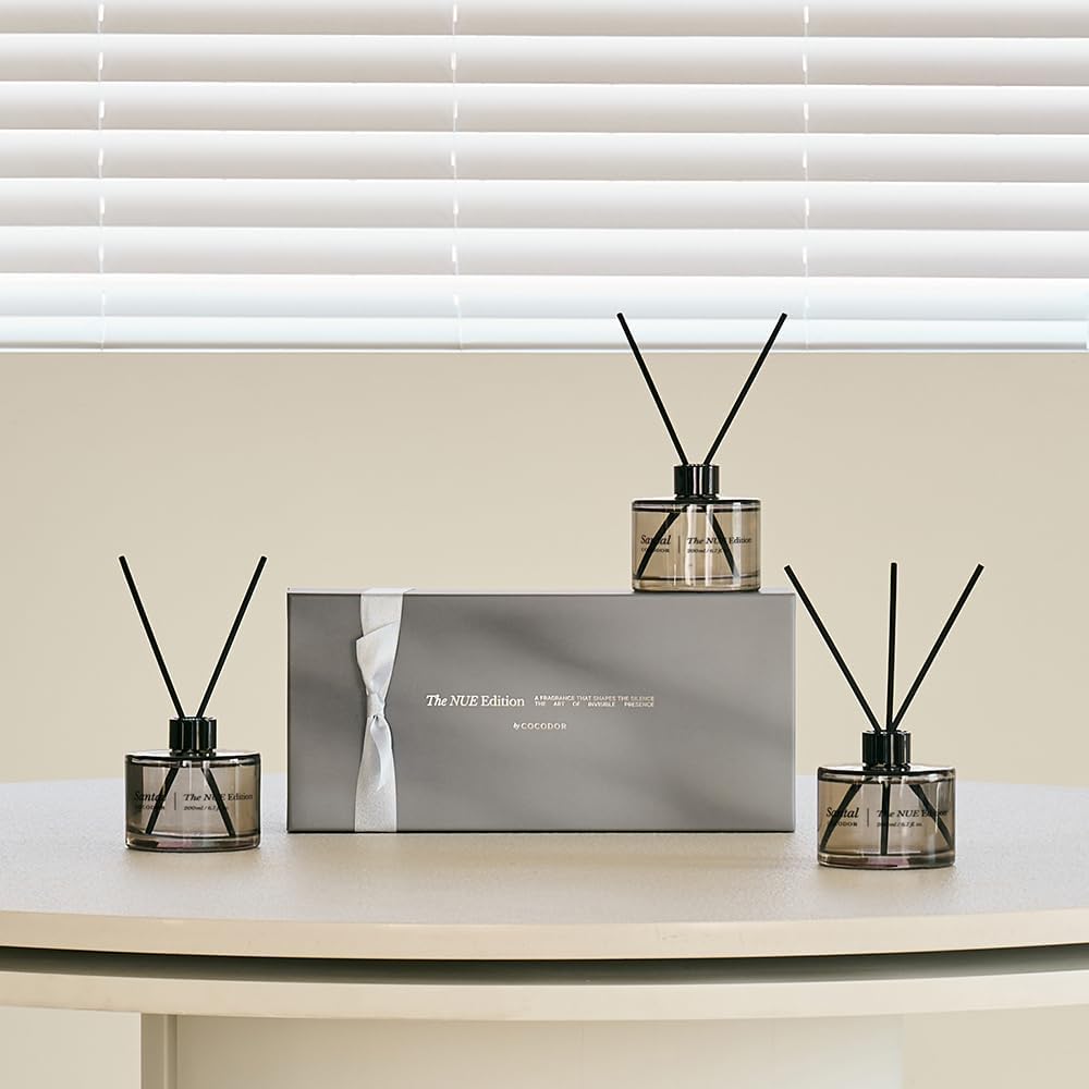 Thumbnail 6 de Cocod'or PDI34434 Reed Diffuser Set, 3 Scents, Matte Black Glass