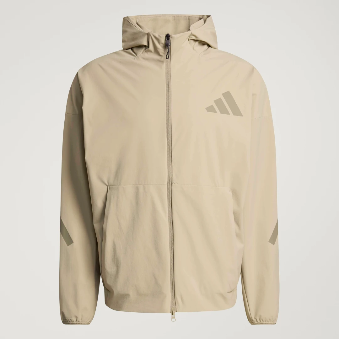 Detalle 2 de adidas Z.N.E. Chaqueta de chándal cosida (color Marrón) – ficha de compra