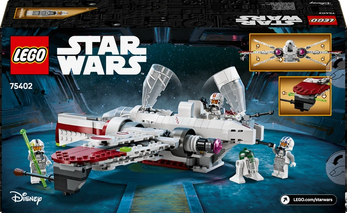 Thumbnail 7 de LEGO Star Wars ARC-170 Starfighter 75402 – Flügel ausklappen, Cockpit für mehrere Piloten
