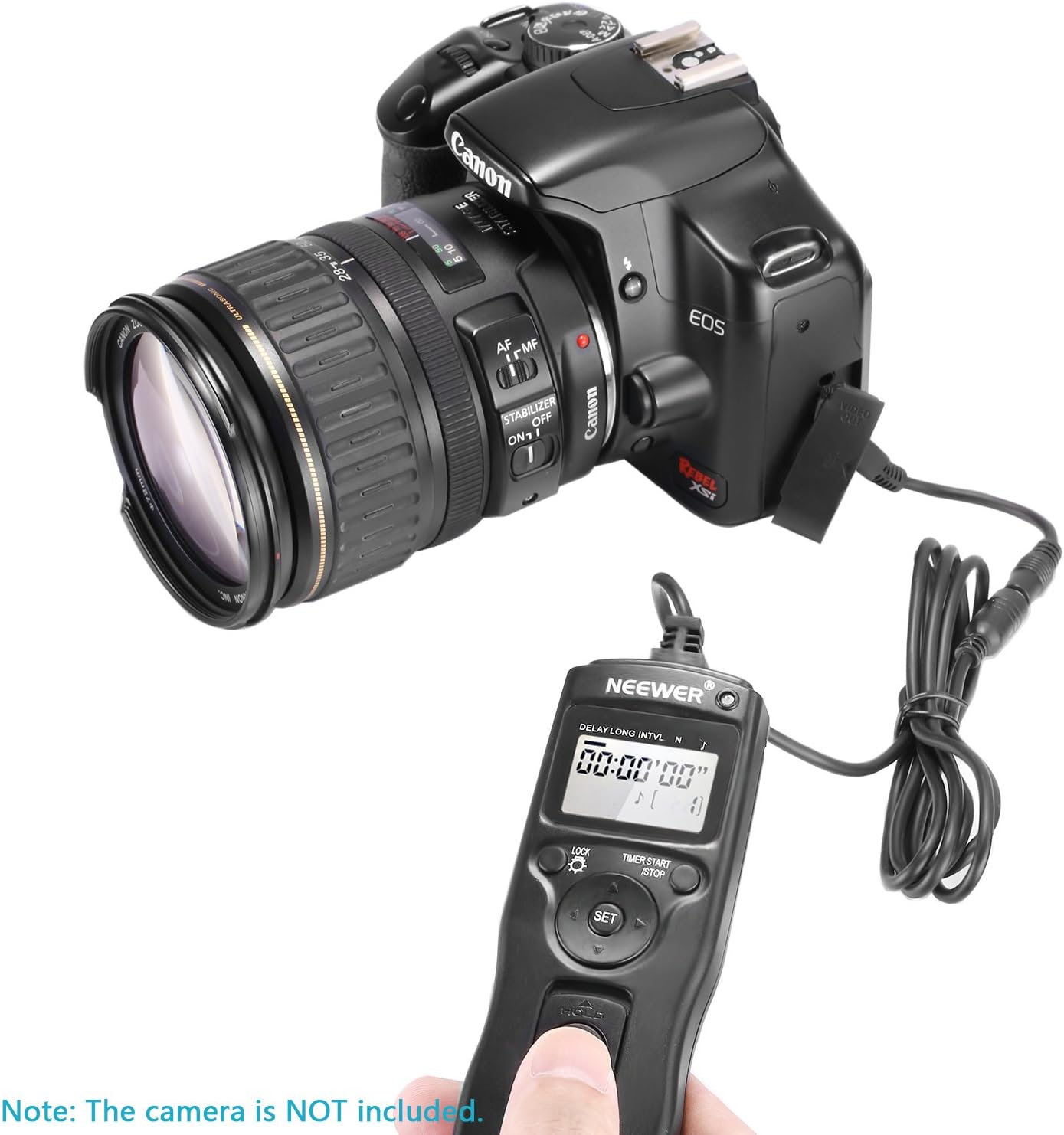 Thumbnail 1 de Neewer obturateur déclencheur à distance avec temporisateur/intervalomètre pour Canon EOS (550D, 600D, 60D…)