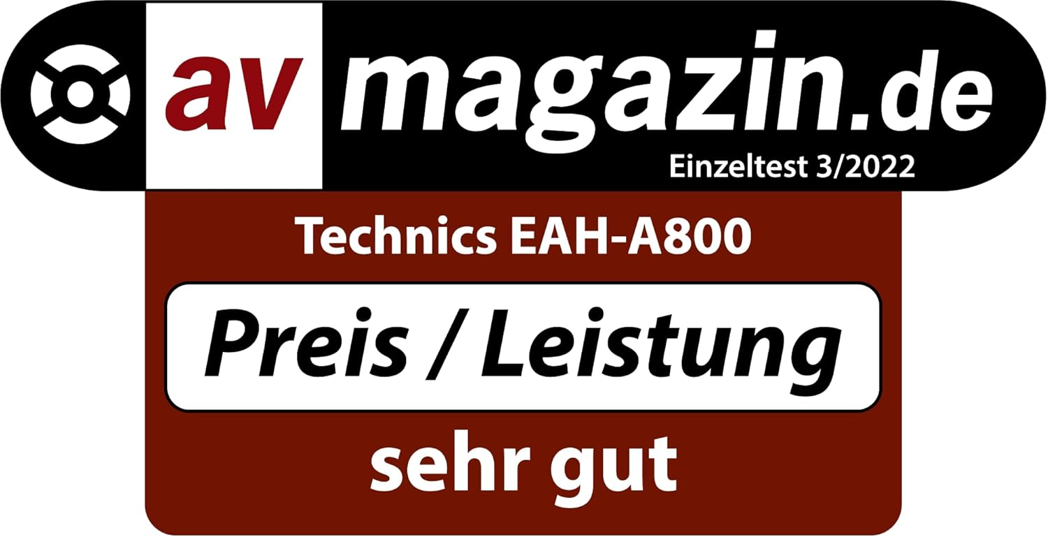 Thumbnail 2 de Technics EAH-A800E-K — Casque audio Bluetooth sans fil noir, réduction de bruit hybride et son Hi‑Res