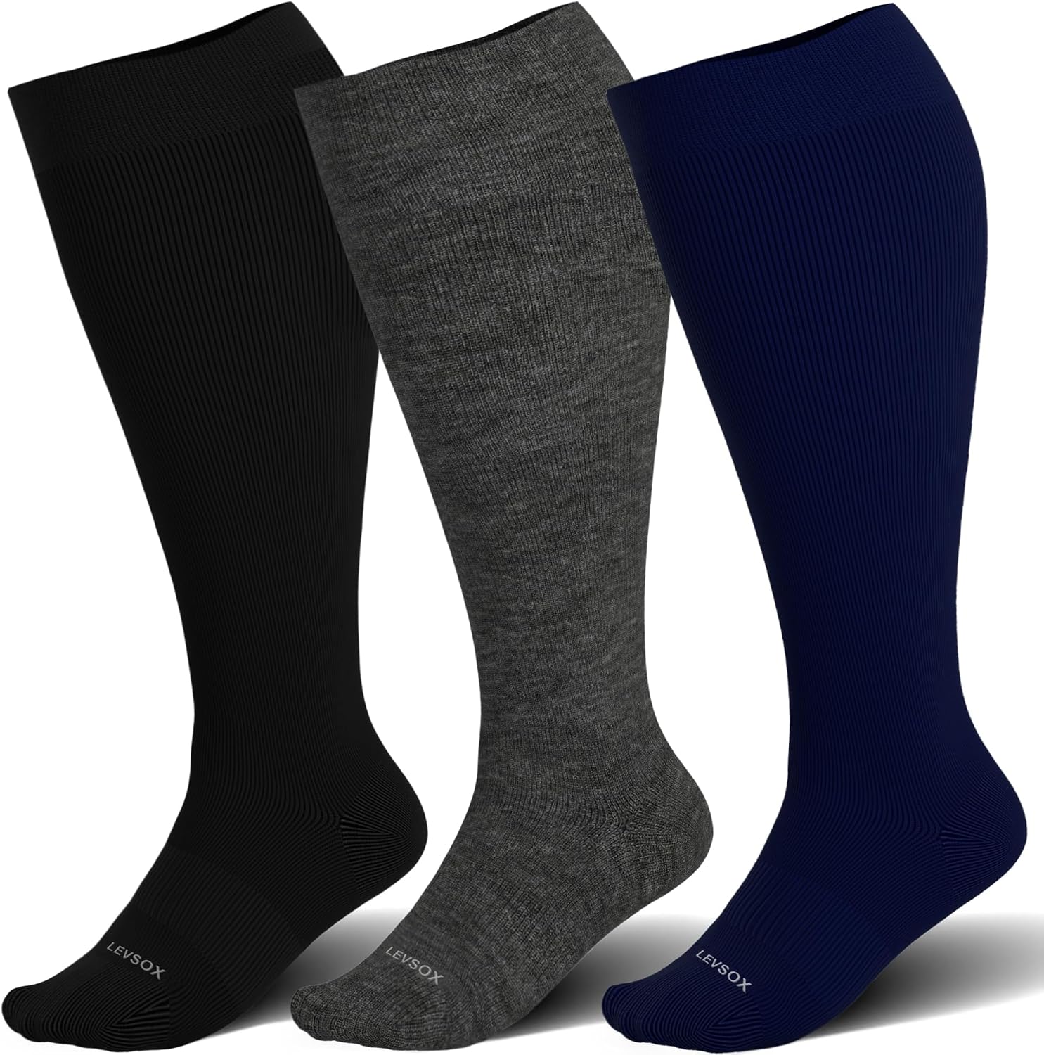 Detalle de LEVSOX Compression Socks, 15-20 mmHg