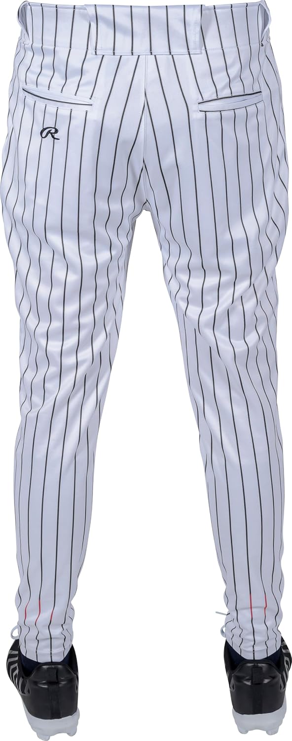 Detalle de Rawlings Men's Pro 150 Series Baseball Pants — Jogger Fit