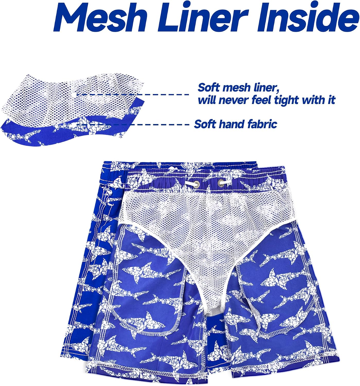 Detalle 2 de GENTABY Boys beach swim shorts
