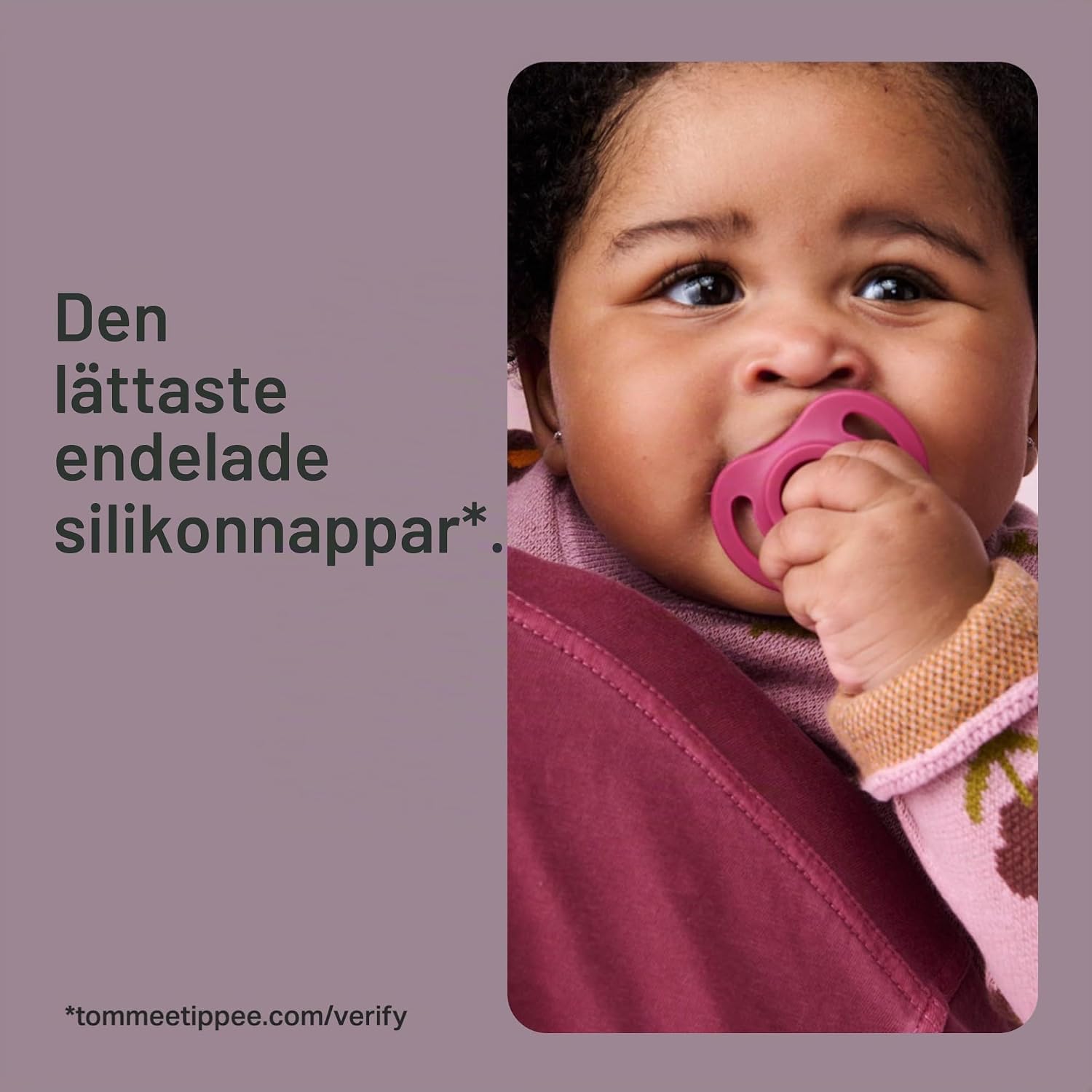 Detalle 2 de Tommee Tippee Ultra-lätt StayPut-napp, 18–36 månader, 4-pack i silikon